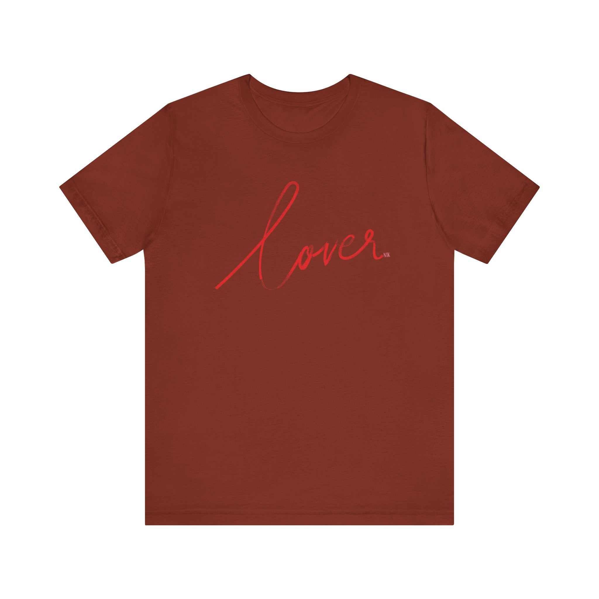 Lover Valentine Casual Soft Unisex Jersey Crew Neck Short Sleeve TeeT-ShirtLover Valentine Casual Soft Unisex Jersey Crew Neck Short Sleeve Tee