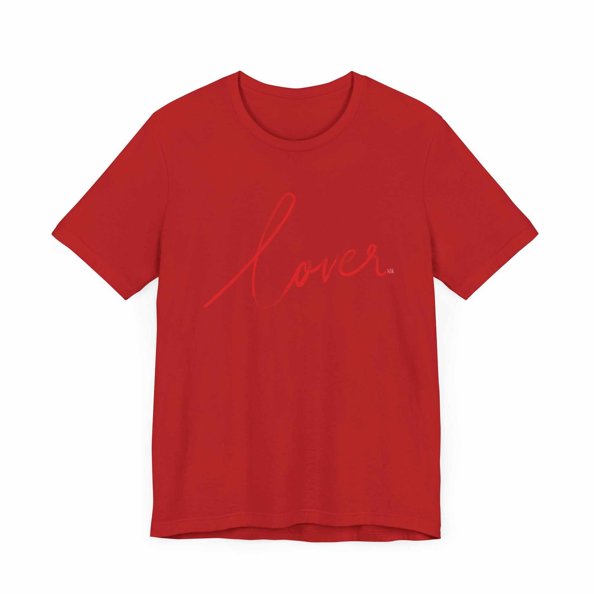 Lover Valentine Casual Soft Unisex Jersey Crew Neck Short Sleeve TeeT-ShirtLover Valentine Casual Soft Unisex Jersey Crew Neck Short Sleeve Tee