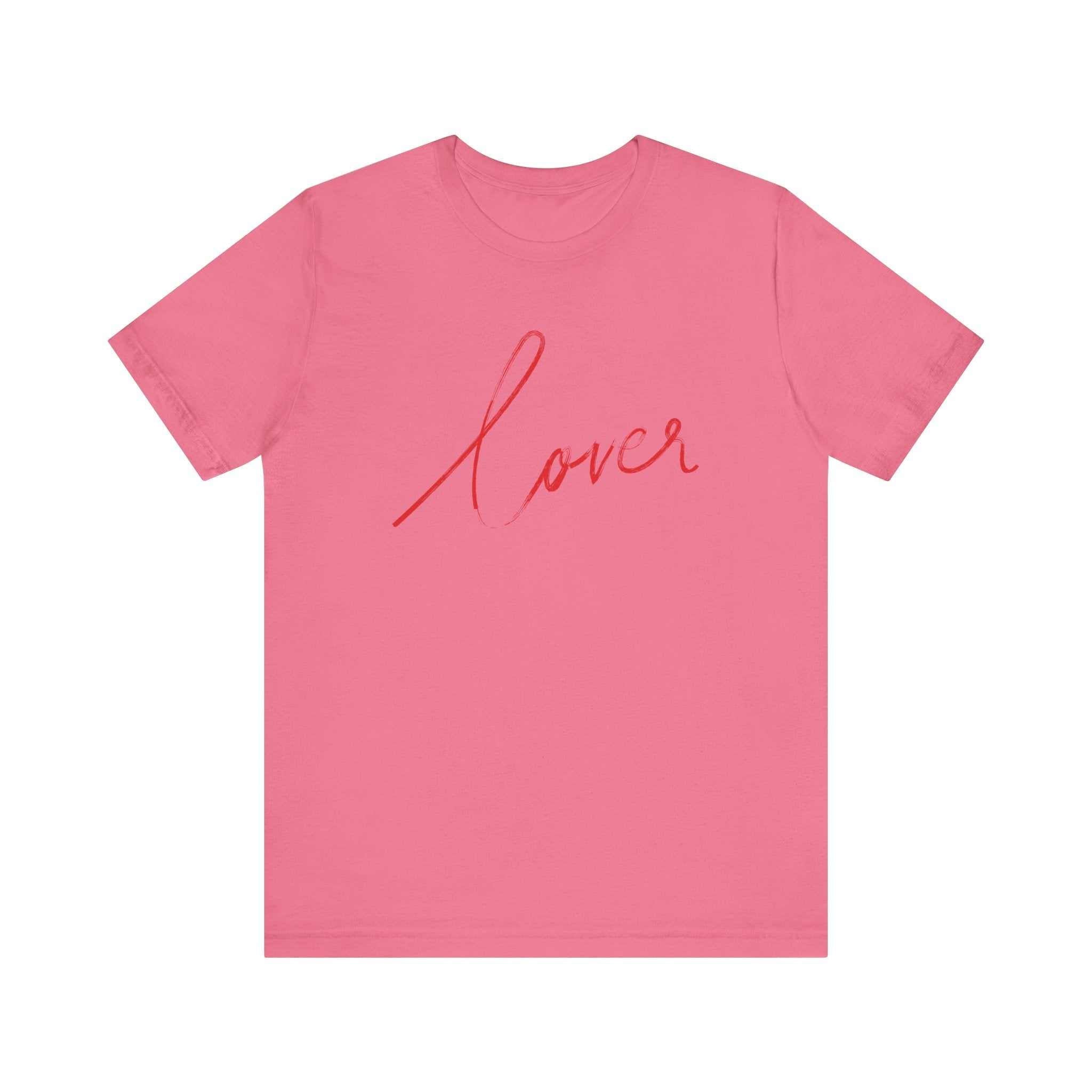 Lover Valentine Casual Soft Unisex Jersey Crew Neck Short Sleeve TeeT-ShirtLover Valentine Casual Soft Unisex Jersey Crew Neck Short Sleeve Tee