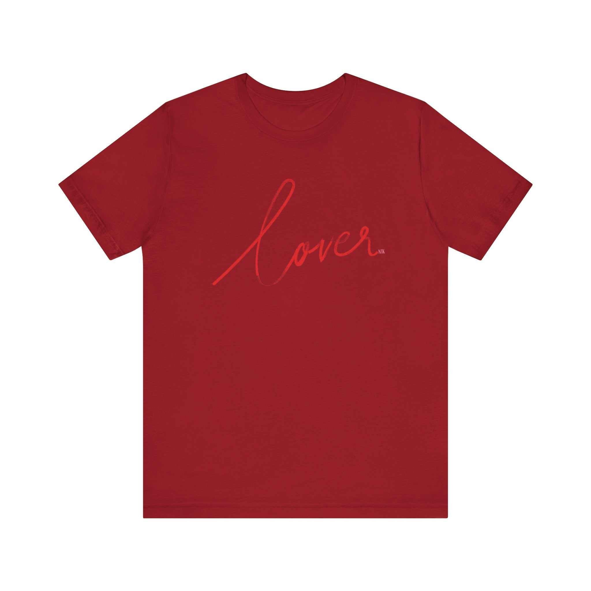 Lover Valentine Casual Soft Unisex Jersey Crew Neck Short Sleeve TeeT-ShirtLover Valentine Casual Soft Unisex Jersey Crew Neck Short Sleeve Tee