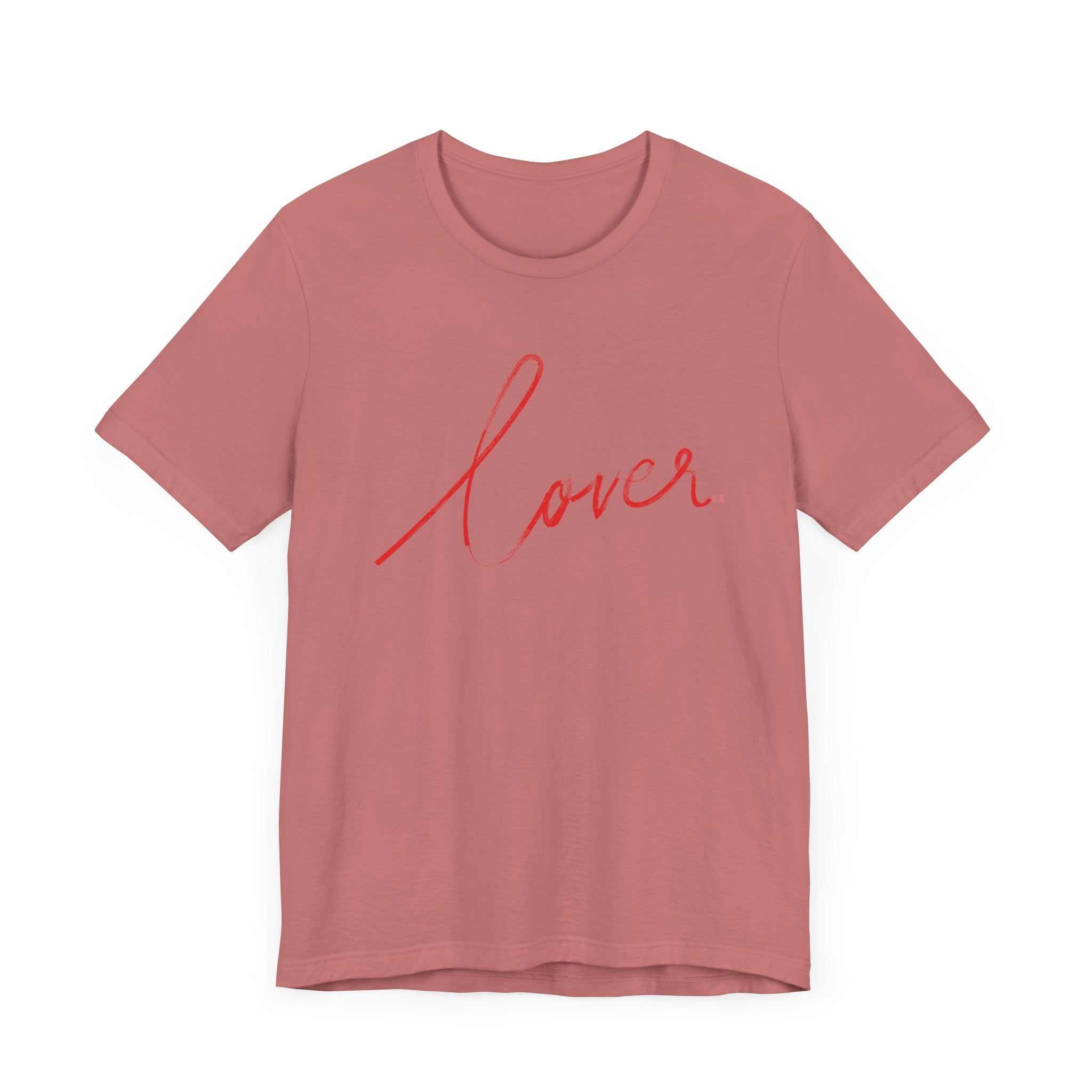 Lover Valentine Casual Soft Unisex Jersey Crew Neck Short Sleeve TeeT-ShirtLover Valentine Casual Soft Unisex Jersey Crew Neck Short Sleeve Tee