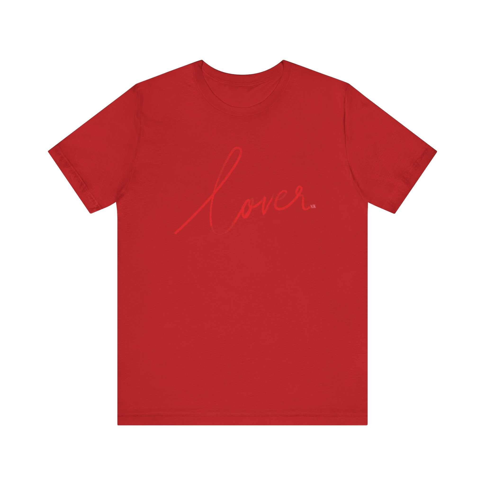Lover Valentine Casual Soft Unisex Jersey Crew Neck Short Sleeve TeeT-ShirtLover Valentine Casual Soft Unisex Jersey Crew Neck Short Sleeve Tee