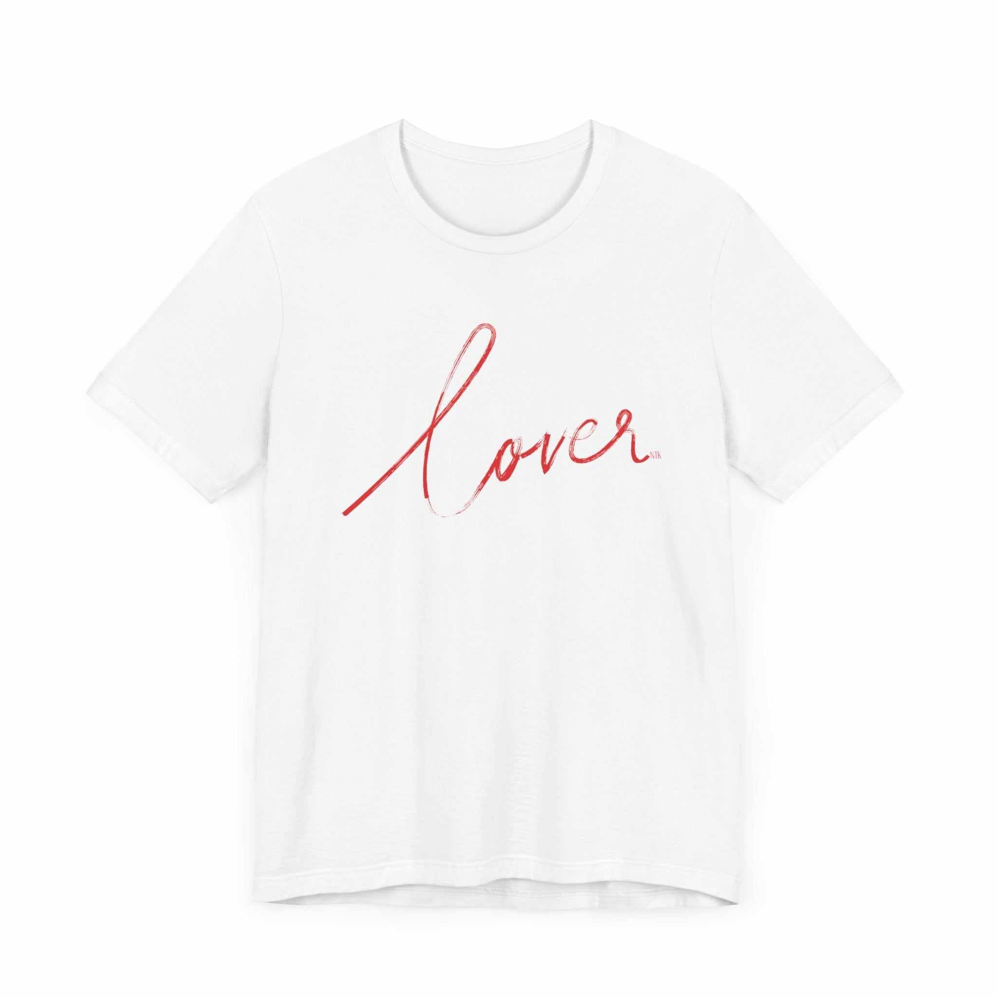 Lover Valentine Casual Soft Unisex Jersey Crew Neck Short Sleeve TeeT-ShirtLover Valentine Casual Soft Unisex Jersey Crew Neck Short Sleeve Tee