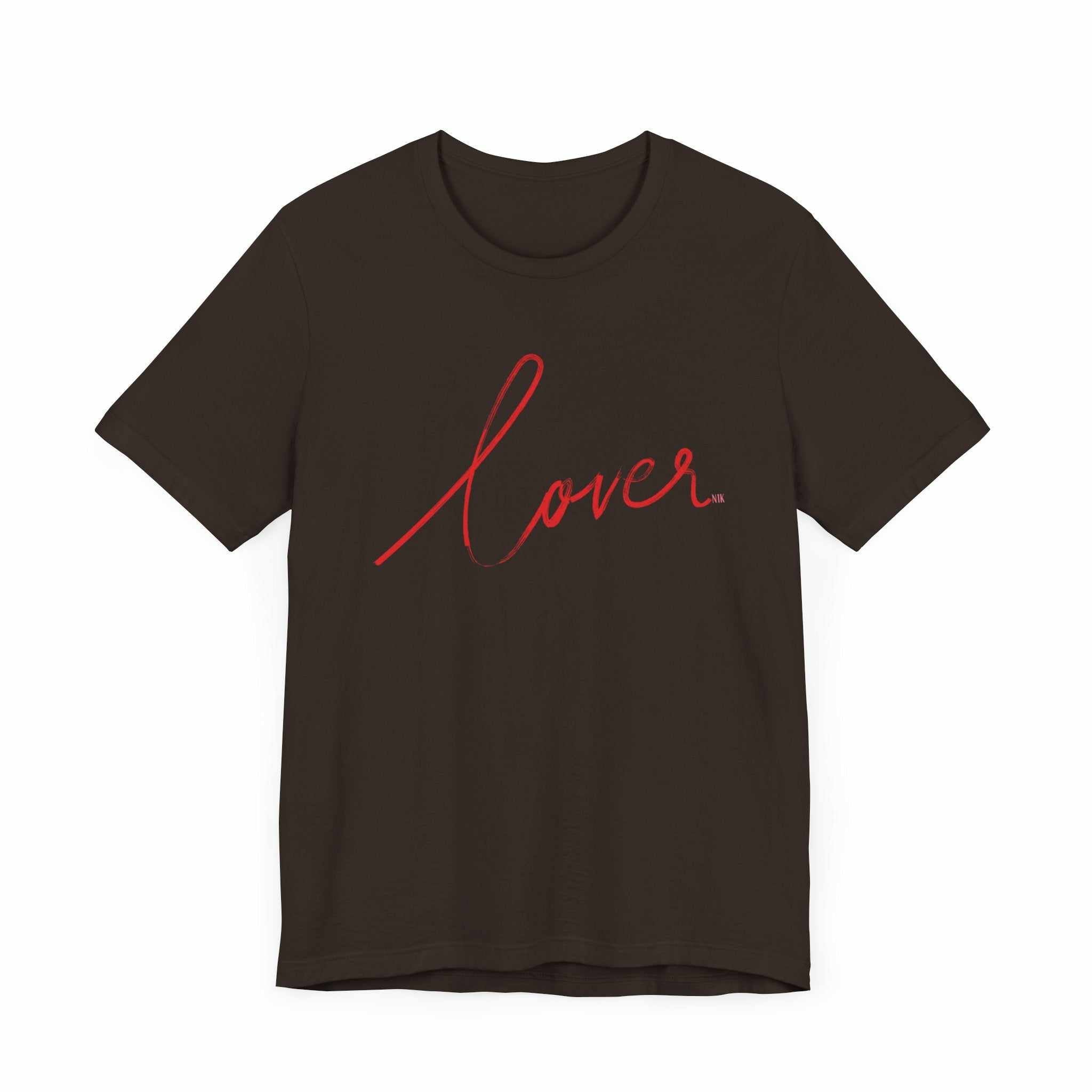 Lover Valentine Casual Soft Unisex Jersey Crew Neck Short Sleeve TeeT-ShirtLover Valentine Casual Soft Unisex Jersey Crew Neck Short Sleeve Tee