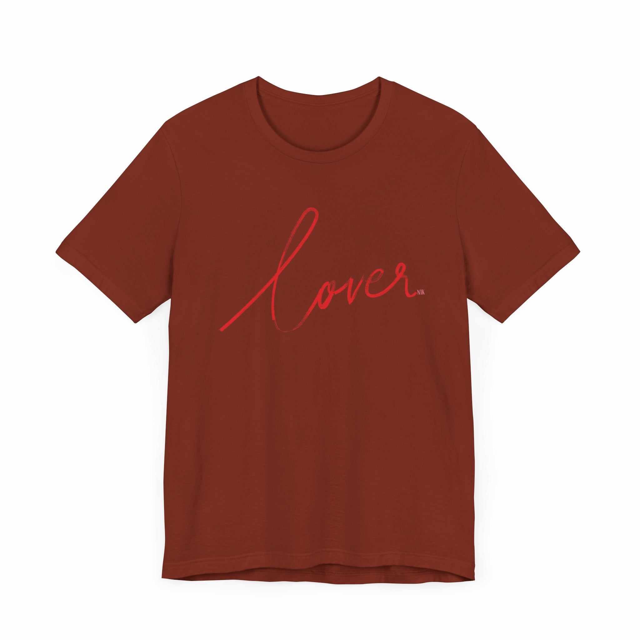 Lover Valentine Casual Soft Unisex Jersey Crew Neck Short Sleeve TeeT-ShirtLover Valentine Casual Soft Unisex Jersey Crew Neck Short Sleeve Tee