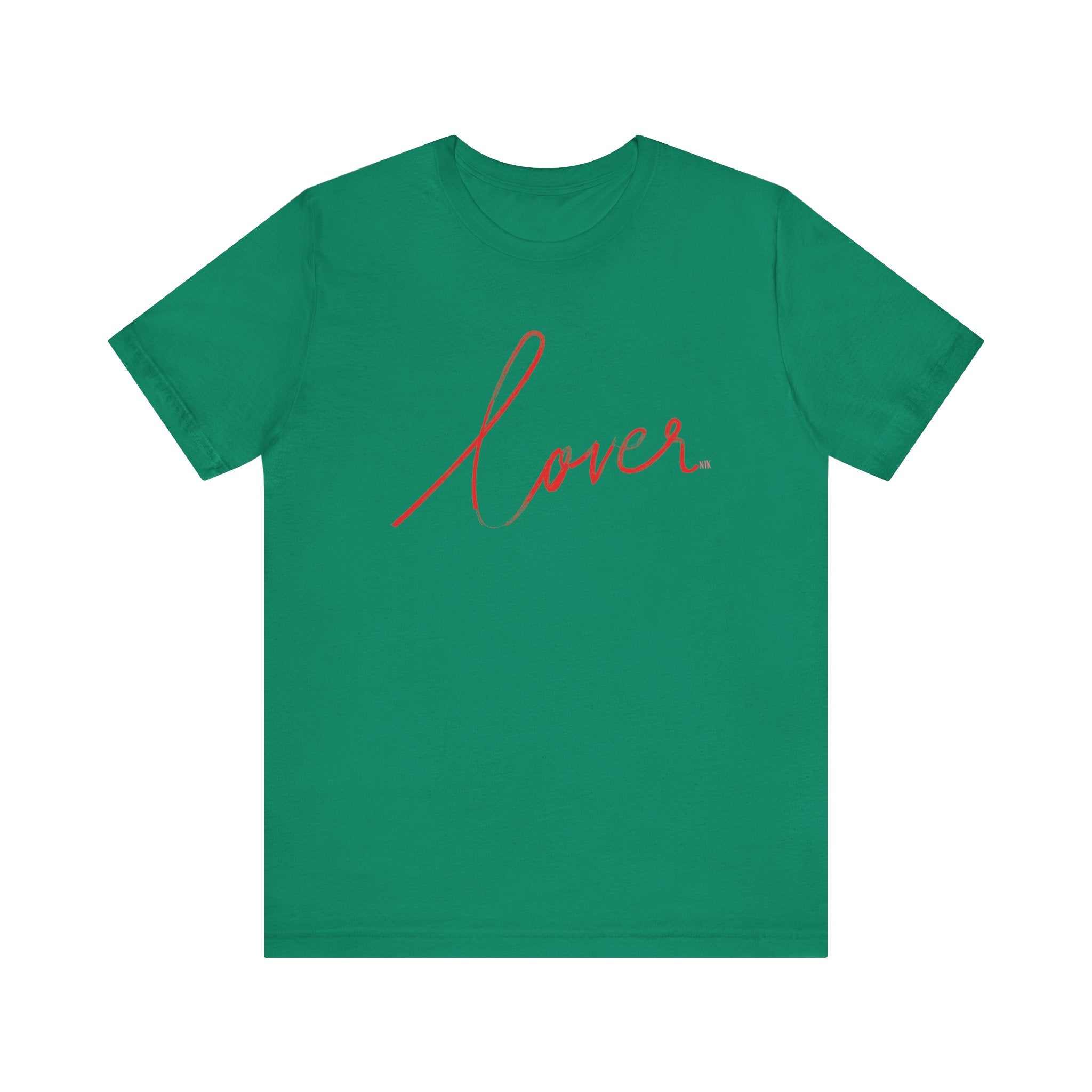Lover Valentine Casual Soft Unisex Jersey Crew Neck Short Sleeve TeeT-ShirtLover Valentine Casual Soft Unisex Jersey Crew Neck Short Sleeve Tee