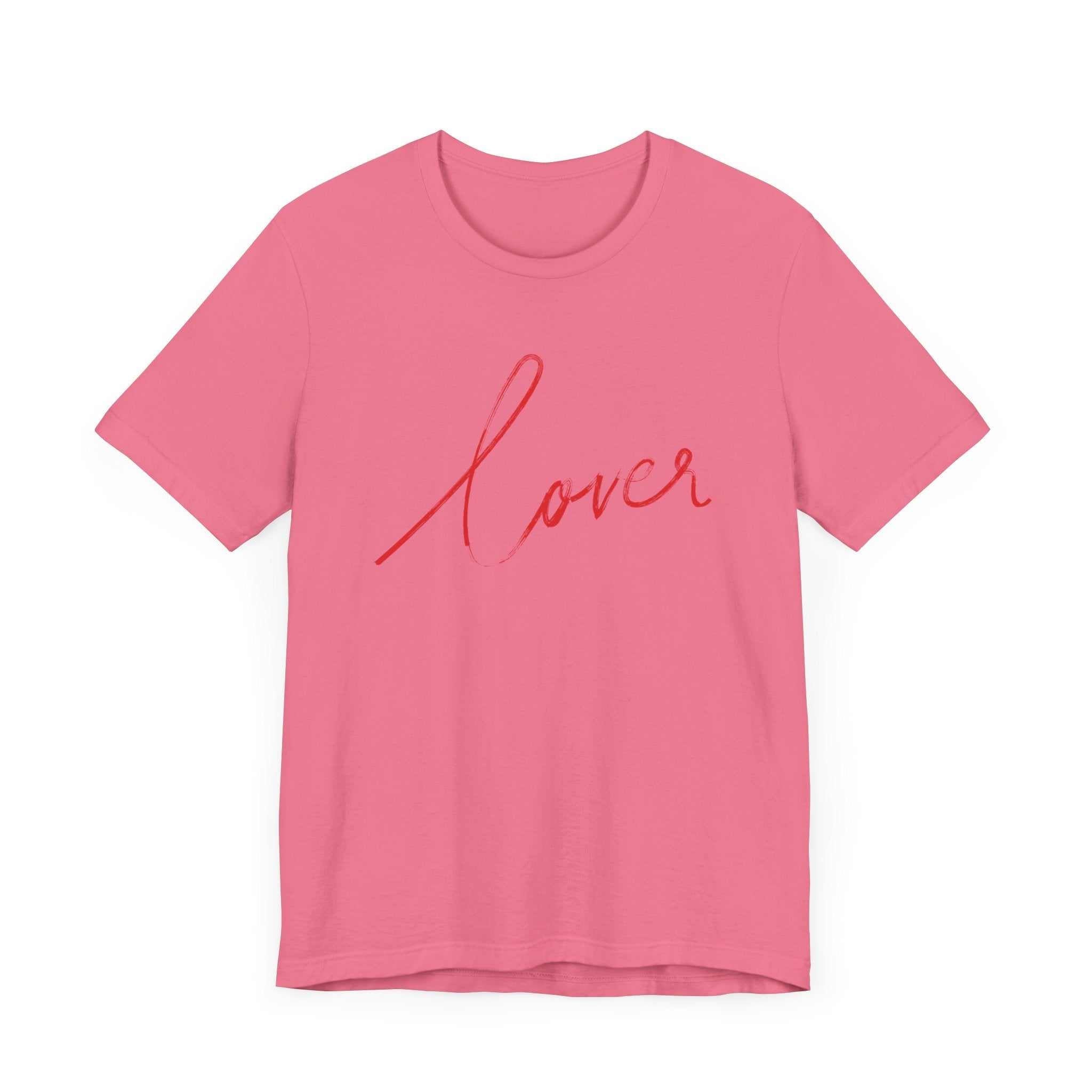 Lover Valentine Casual Soft Unisex Jersey Crew Neck Short Sleeve TeeT-ShirtLover Valentine Casual Soft Unisex Jersey Crew Neck Short Sleeve Tee