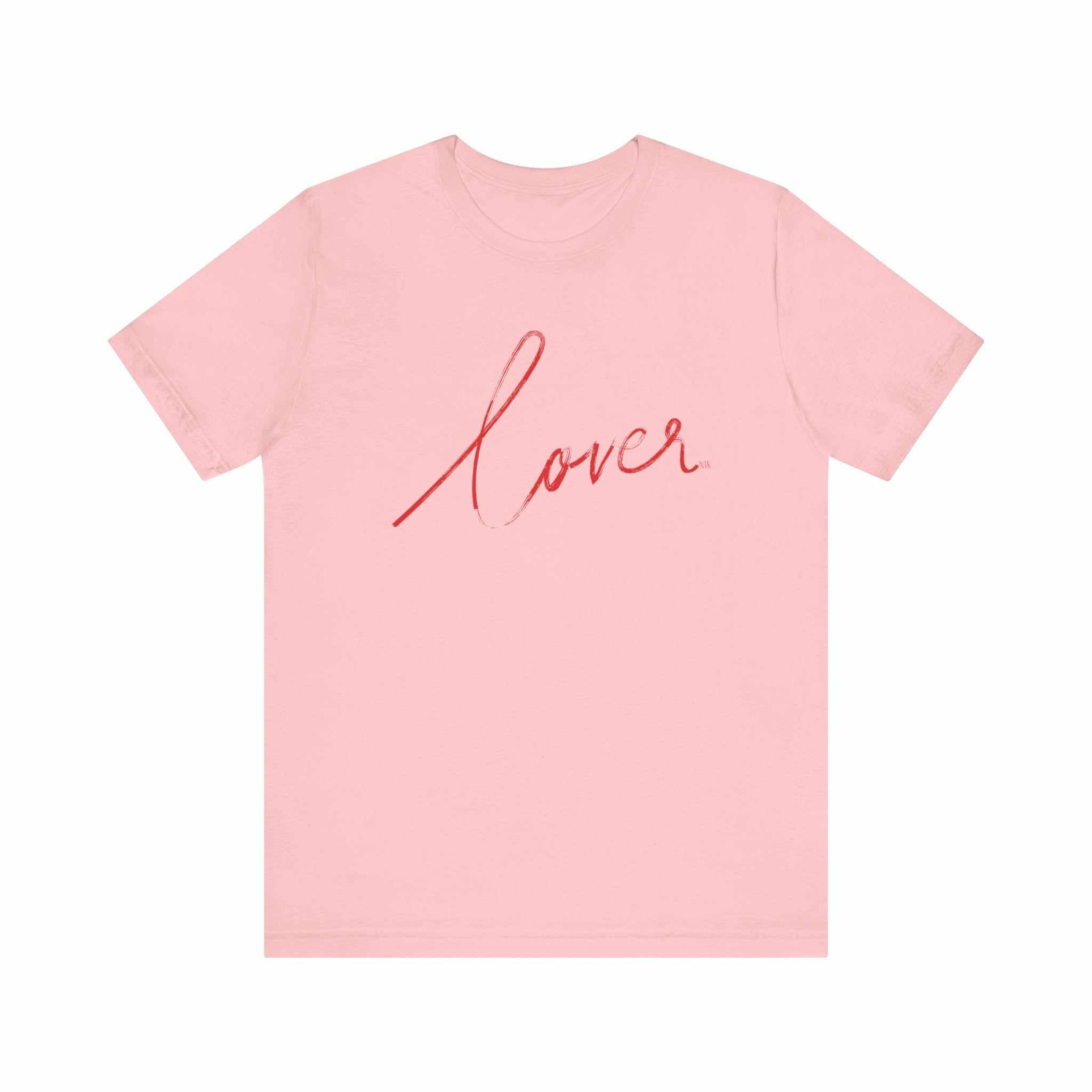 Lover Valentine Casual Soft Unisex Jersey Crew Neck Short Sleeve TeeT-ShirtLover Valentine Casual Soft Unisex Jersey Crew Neck Short Sleeve Tee