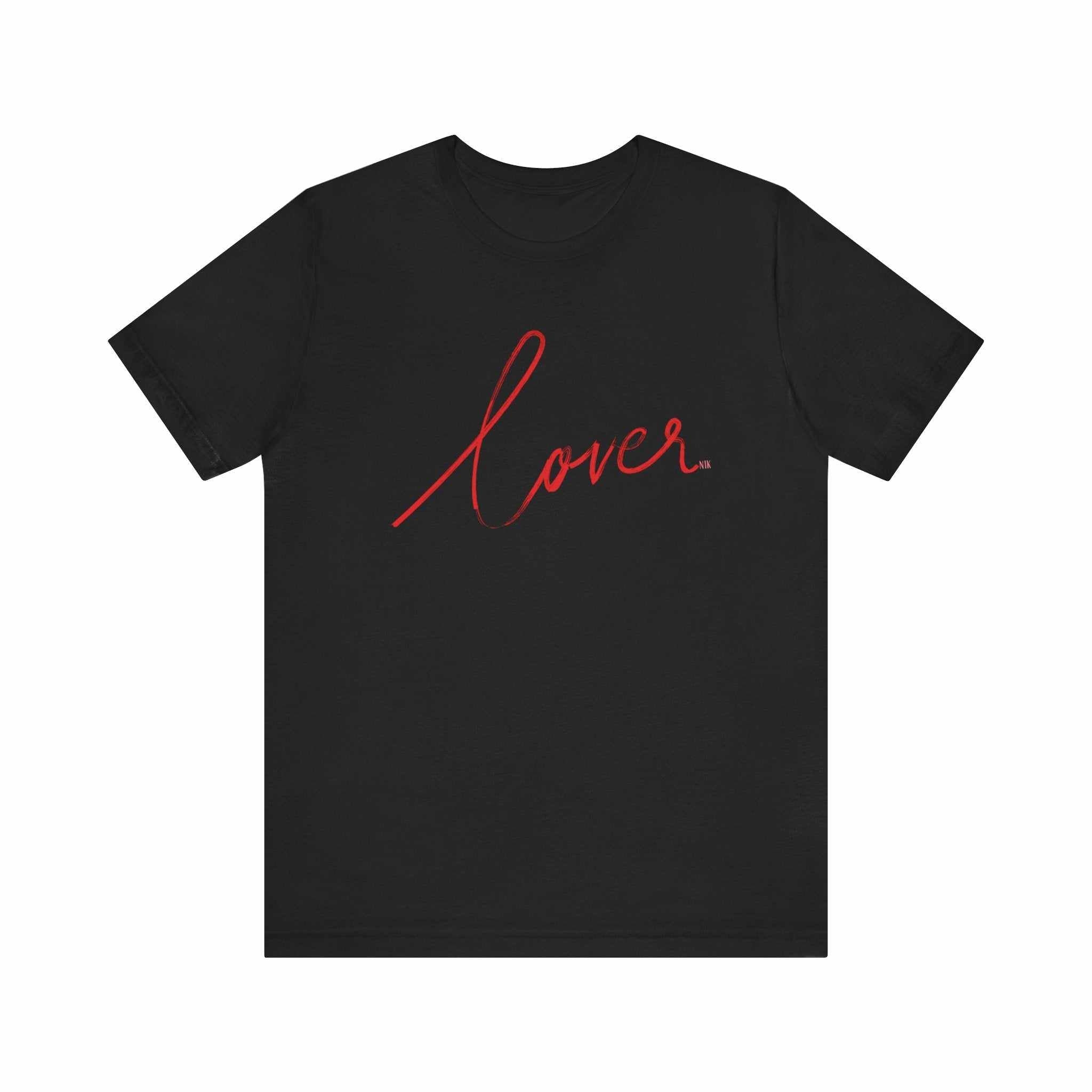 Lover Valentine Casual Soft Unisex Jersey Crew Neck Short Sleeve TeeT-ShirtLover Valentine Casual Soft Unisex Jersey Crew Neck Short Sleeve Tee