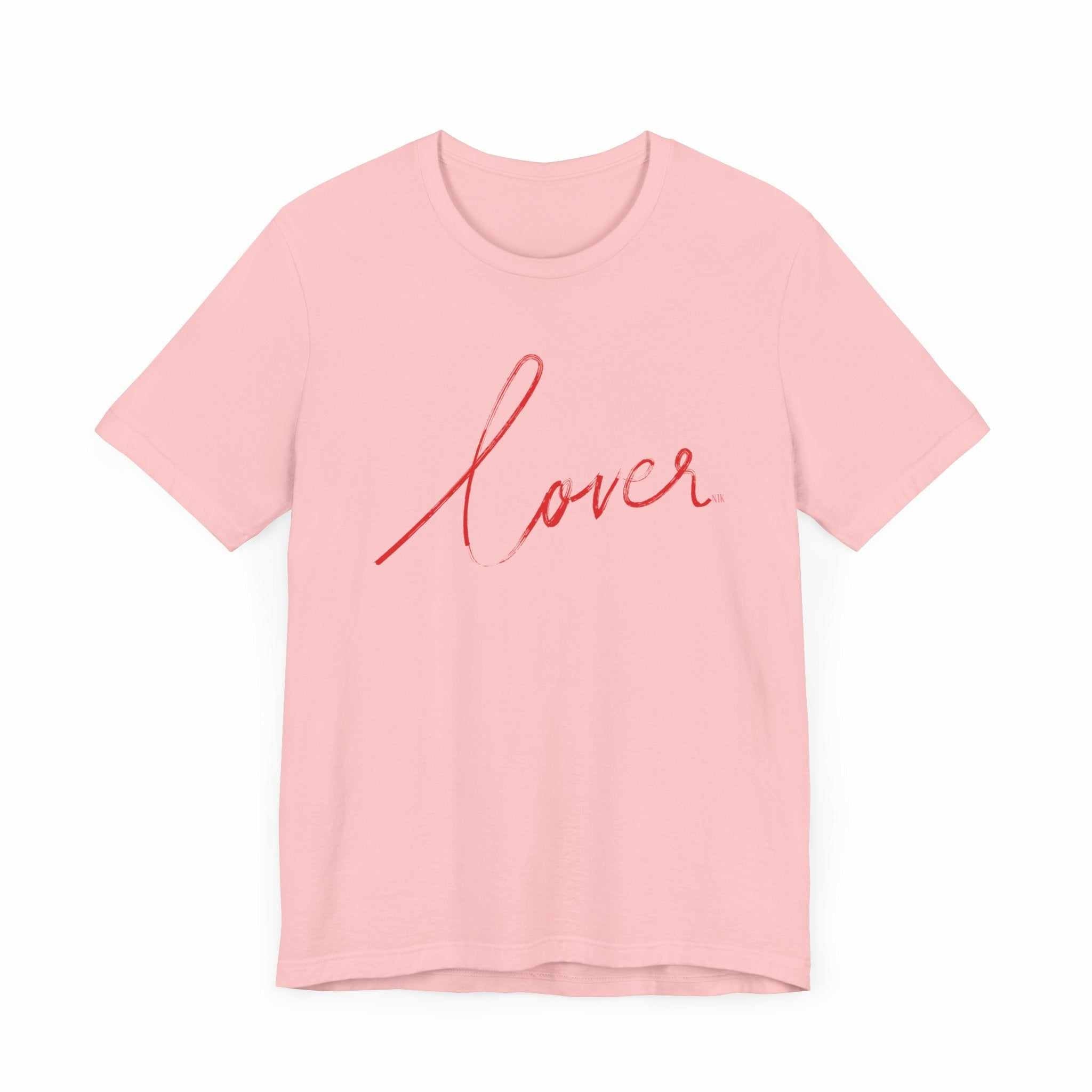 Lover Valentine Casual Soft Unisex Jersey Crew Neck Short Sleeve TeeT-ShirtLover Valentine Casual Soft Unisex Jersey Crew Neck Short Sleeve Tee