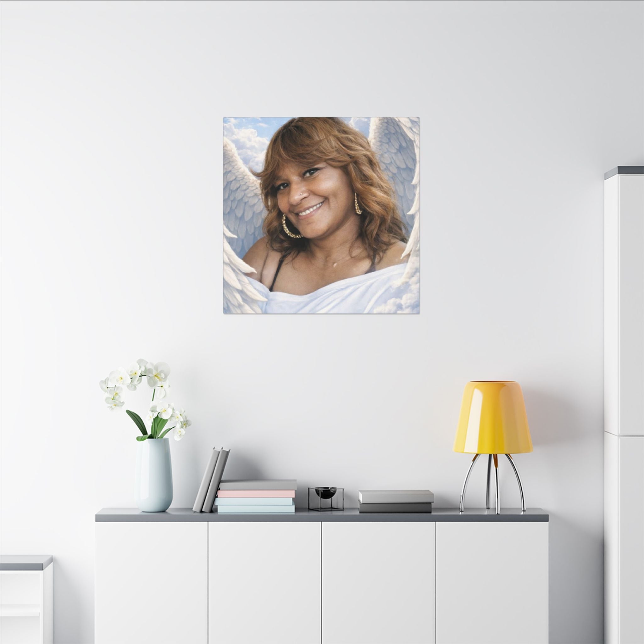 Matte Canvas,  Customizate Your Own Square Stretched, 0.75" (Multi-Size)