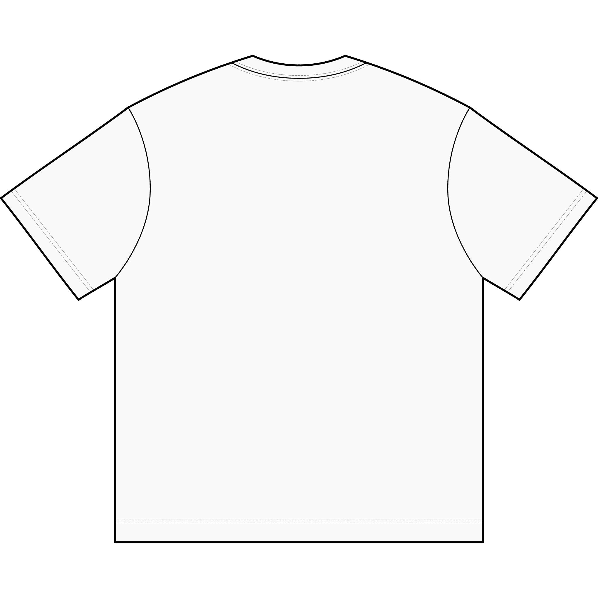 Men's Box Tee — Custom Embroidery Chest Logo Casual T-Shirt