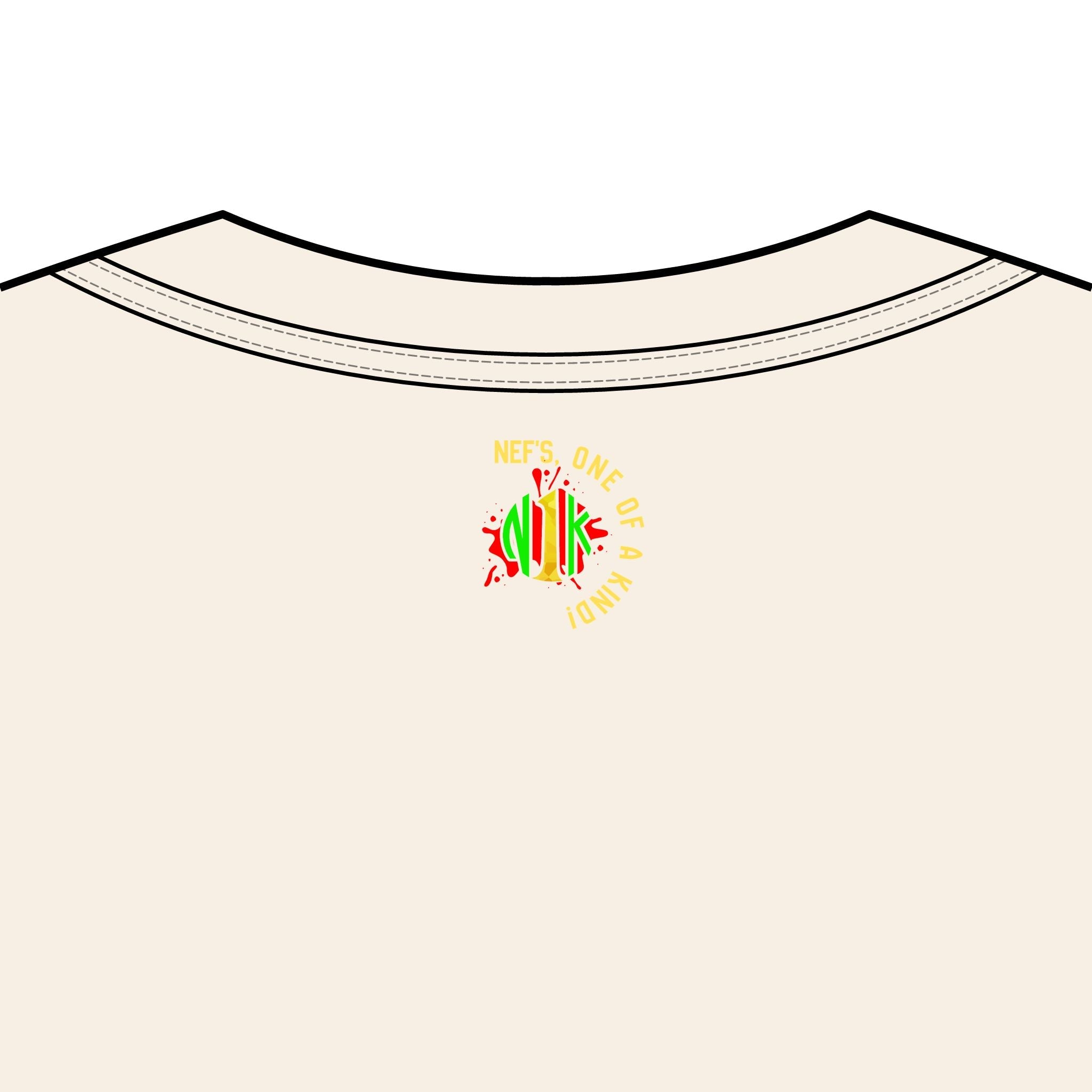 Men's Box Tee — Custom Embroidery Chest Logo Casual T-Shirt