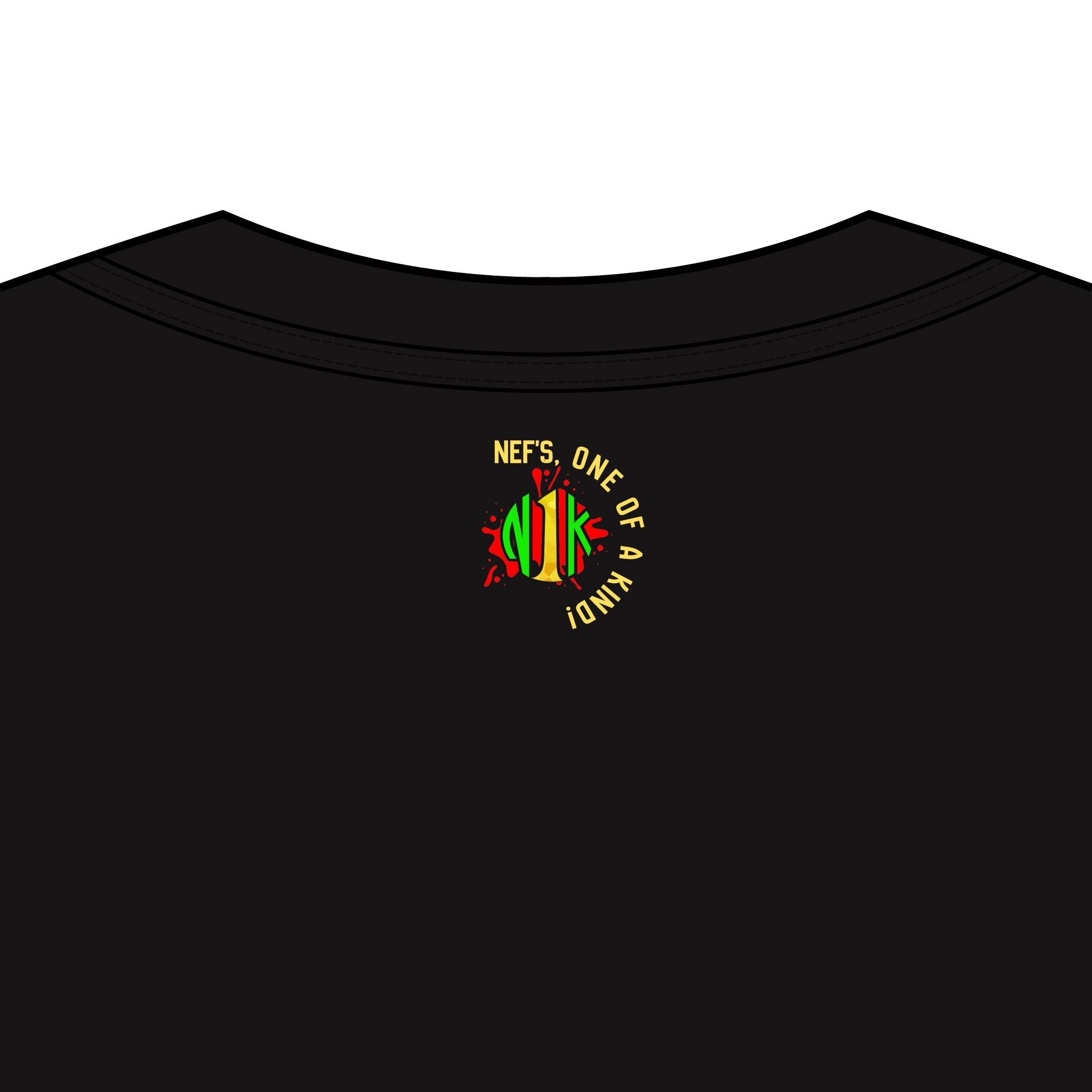 Men's Box Tee — Custom Embroidery Chest Logo Casual T-Shirt