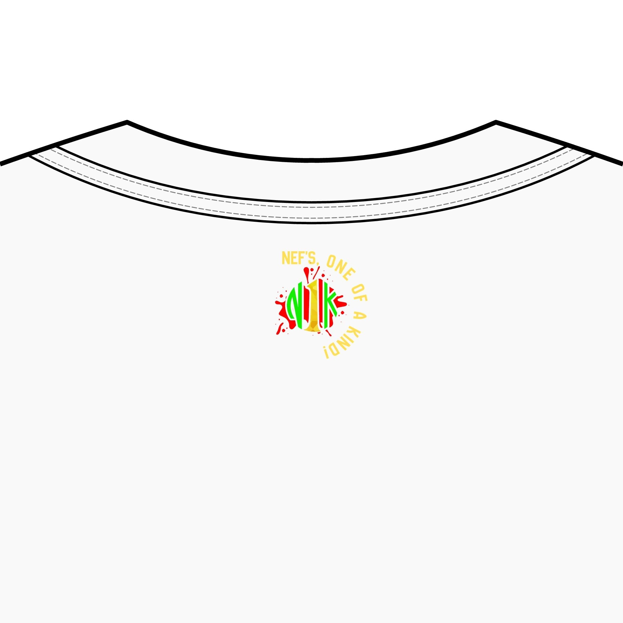 Men's Box Tee — Custom Embroidery Chest Logo Casual T-Shirt