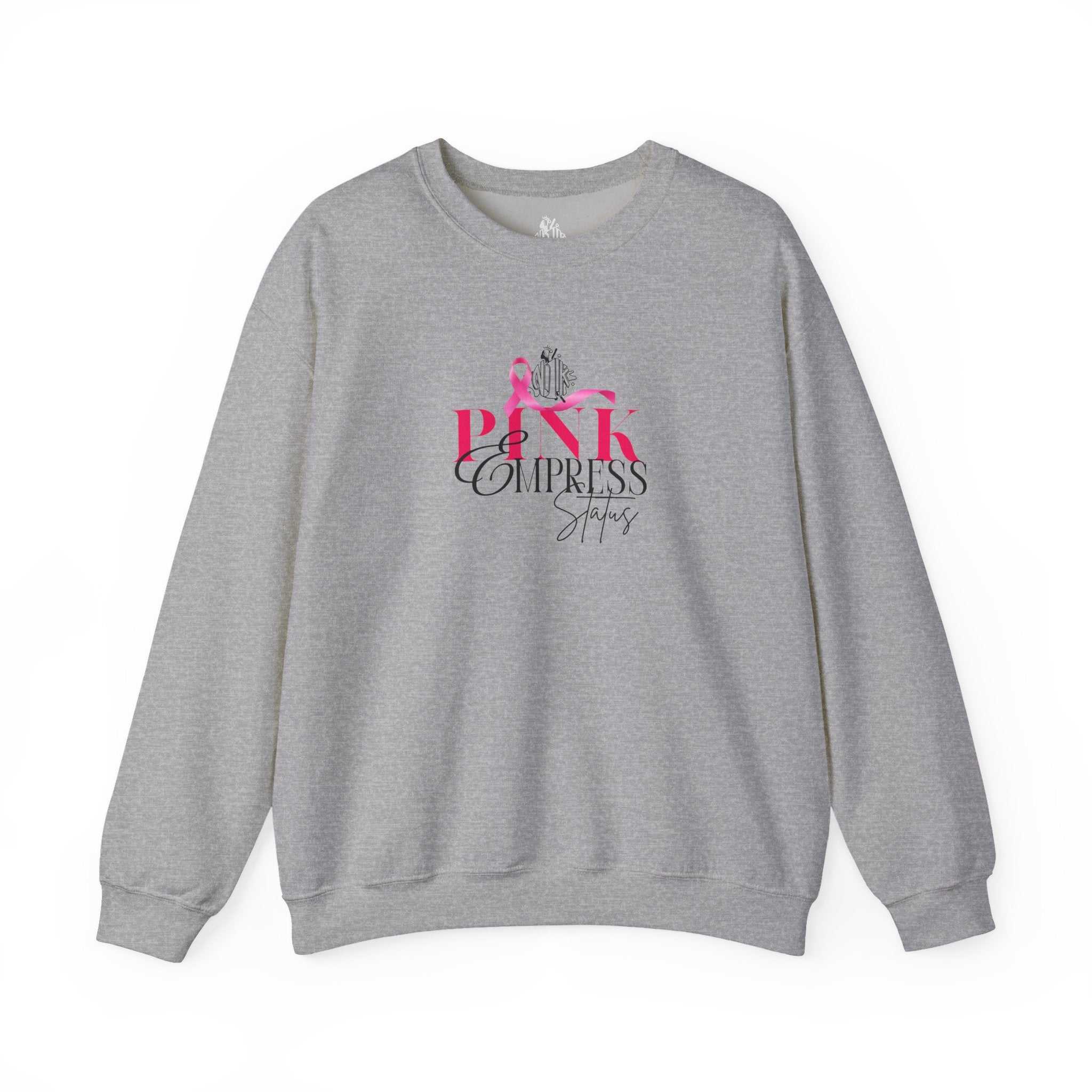 N1K Breast Cancer Awareness Crewneck Sweatshirt - Pink Ribbon "PINK" Design