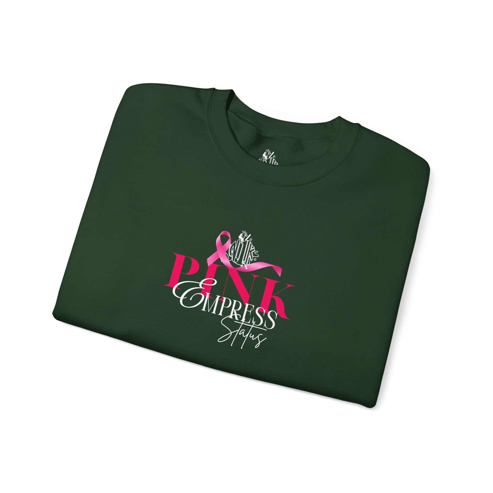 N1K Breast Cancer Awareness Crewneck Sweatshirt - Pink Ribbon "PINK" Design