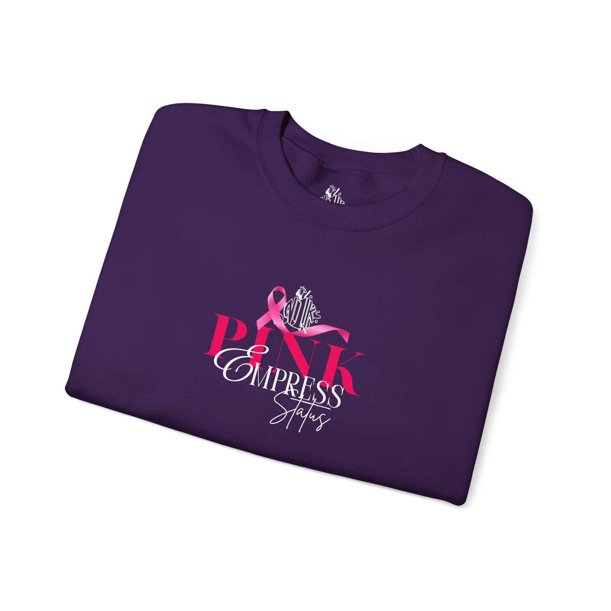 N1K Breast Cancer Awareness Crewneck Sweatshirt - Pink Ribbon "PINK" Design