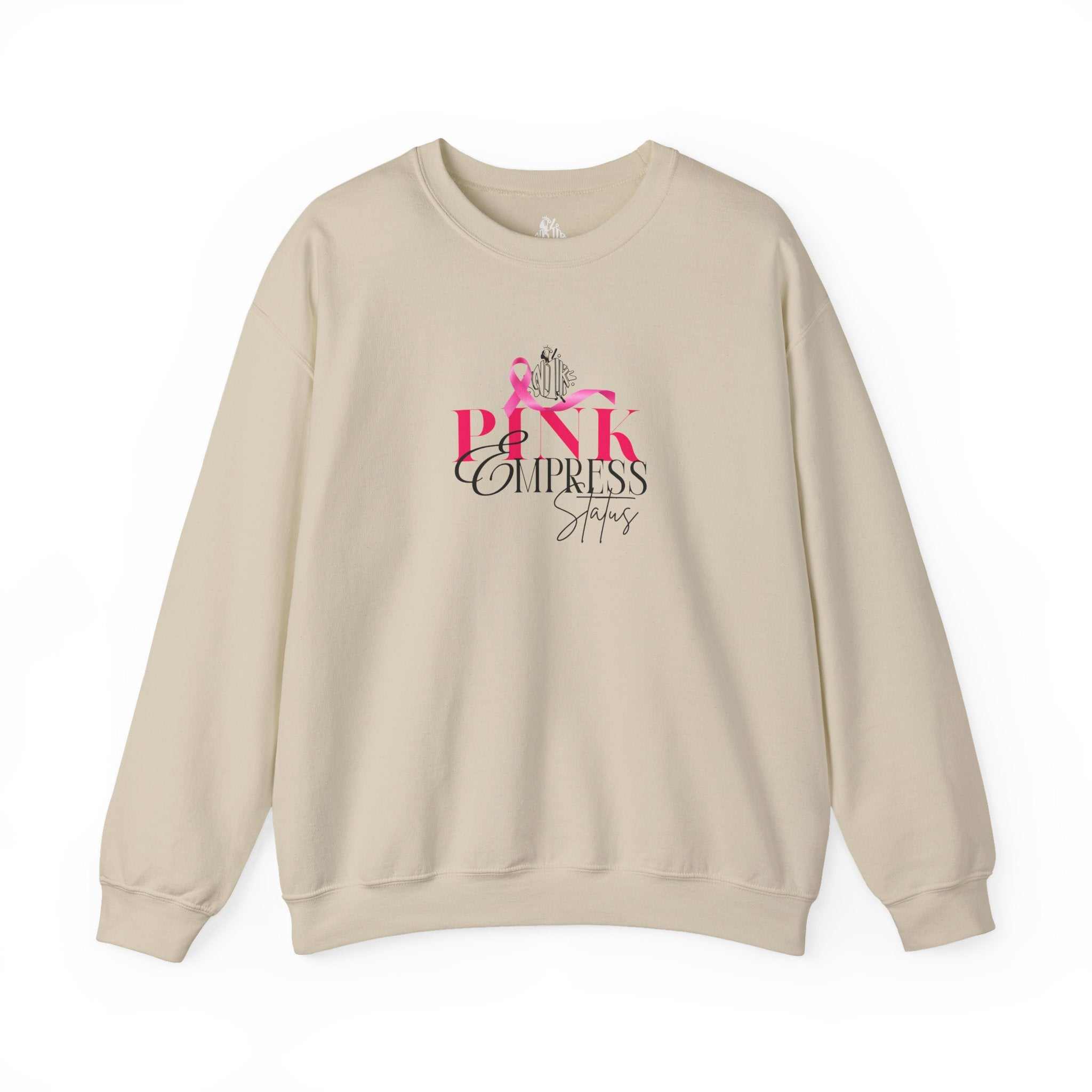 N1K Breast Cancer Awareness Crewneck Sweatshirt - Pink Ribbon "PINK" Design