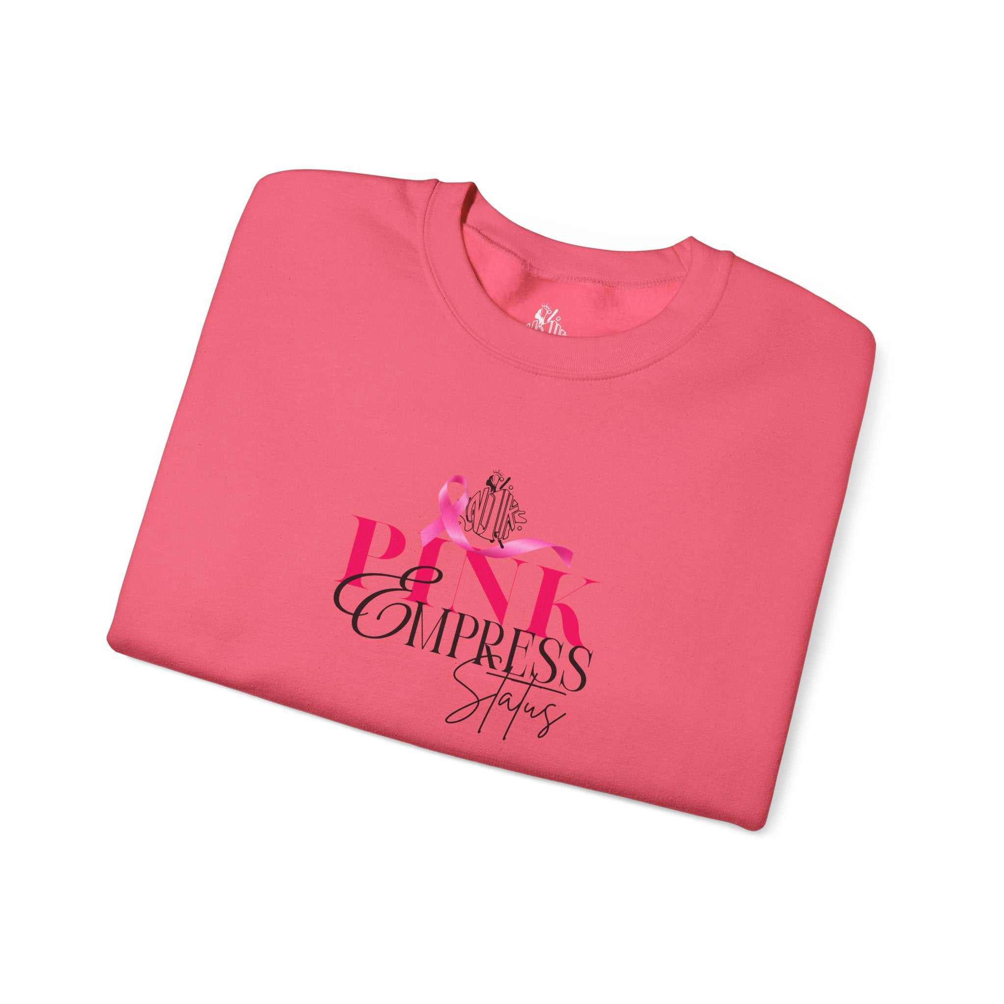 N1K Breast Cancer Awareness Crewneck Sweatshirt - Pink Ribbon "PINK" Design