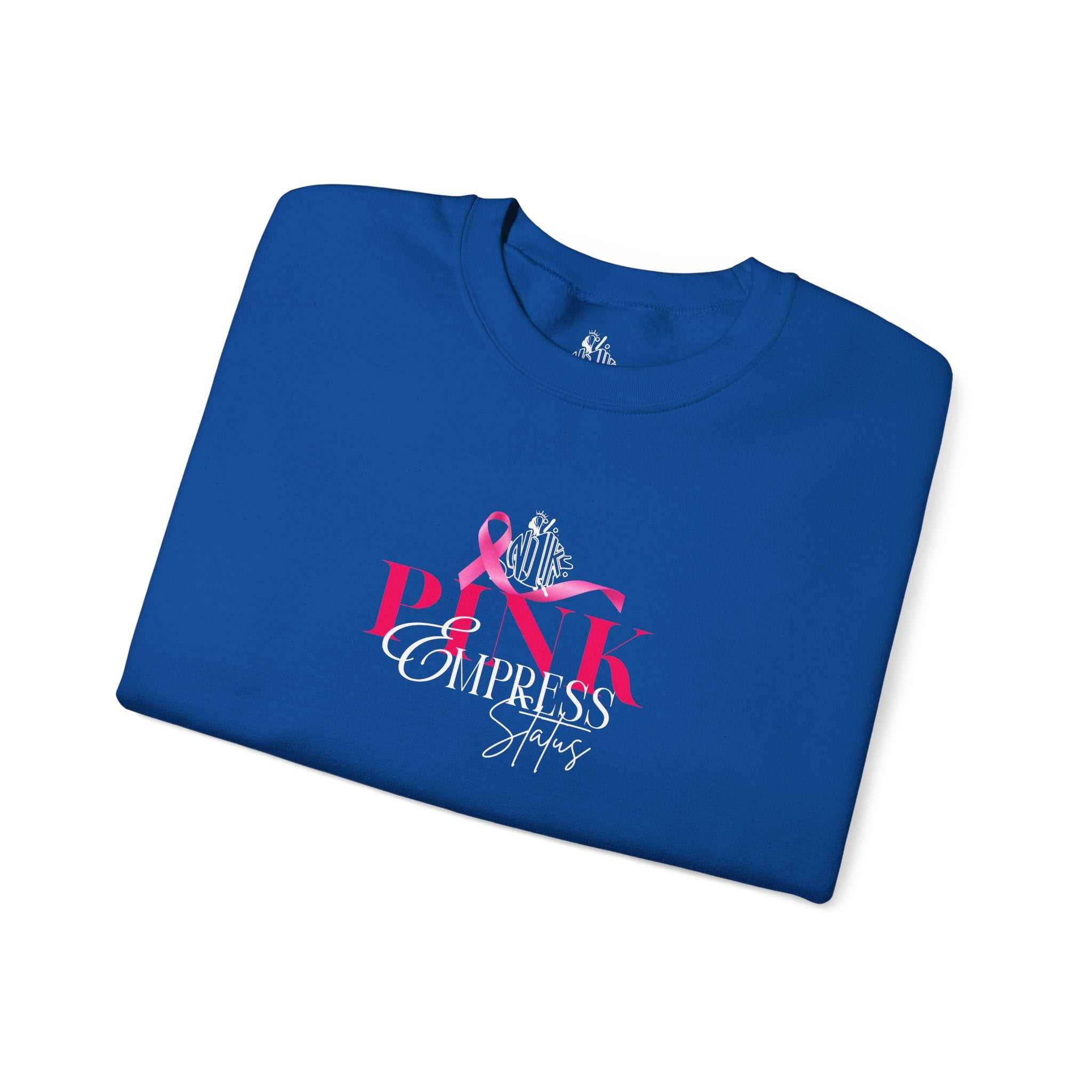 N1K Breast Cancer Awareness Crewneck Sweatshirt - Pink Ribbon "PINK" Design