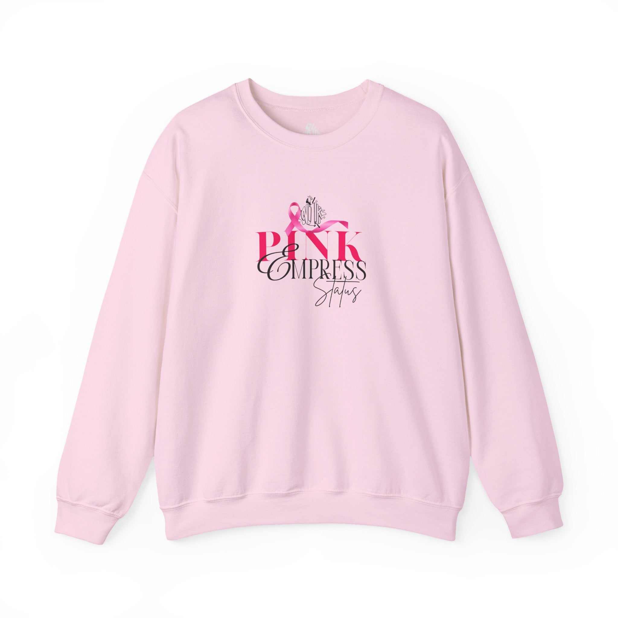 N1K Breast Cancer Awareness Crewneck Sweatshirt - Pink Ribbon "PINK" Design