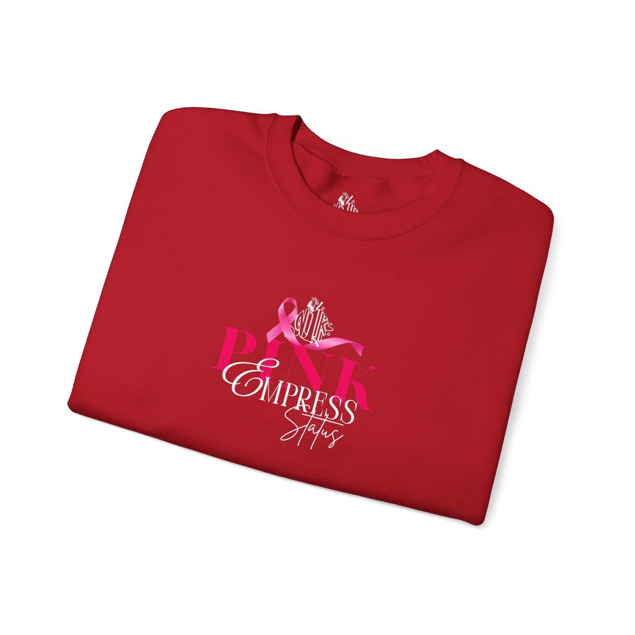 N1K Breast Cancer Awareness Crewneck Sweatshirt - Pink Ribbon "PINK" Design