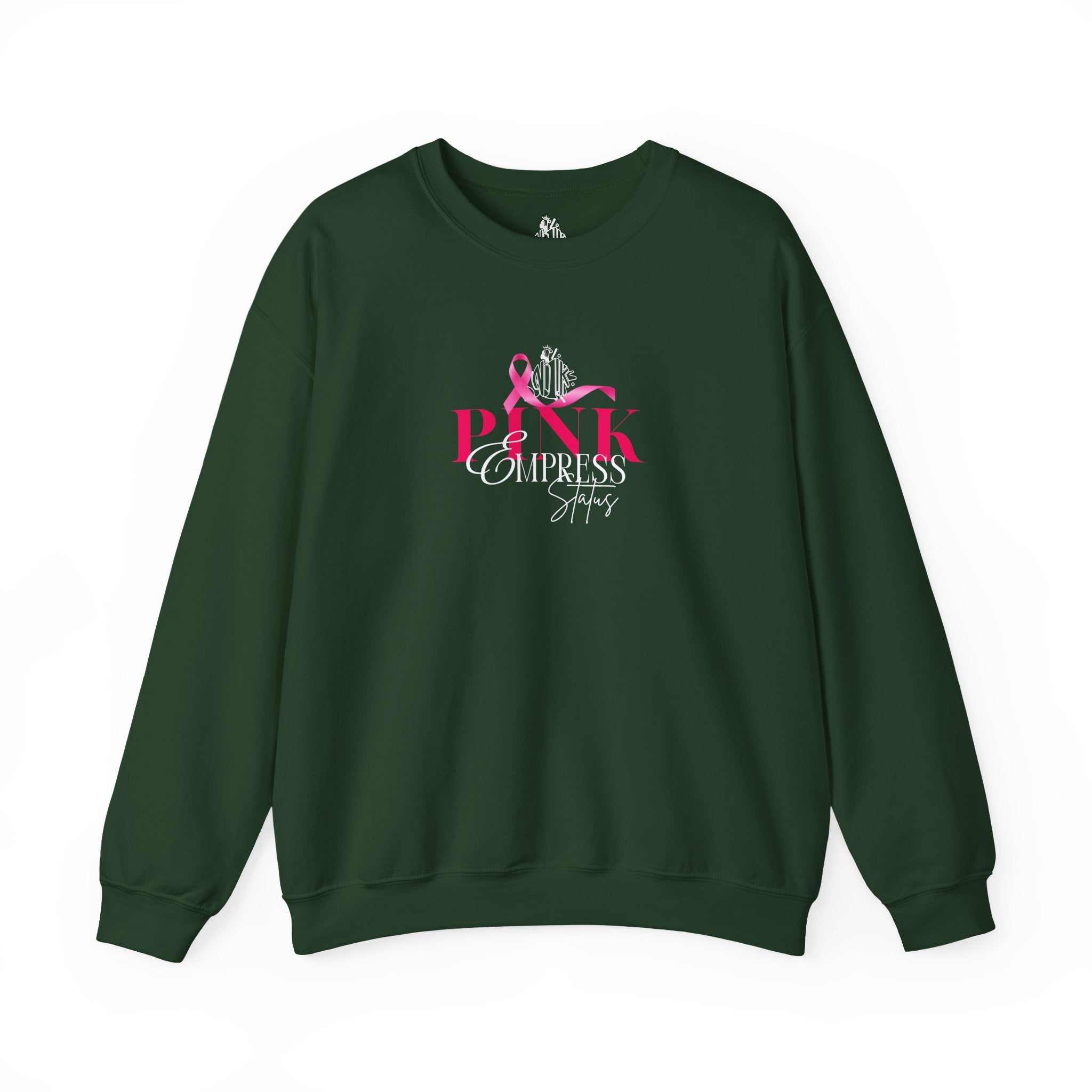 N1K Breast Cancer Awareness Crewneck Sweatshirt - Pink Ribbon "PINK" Design