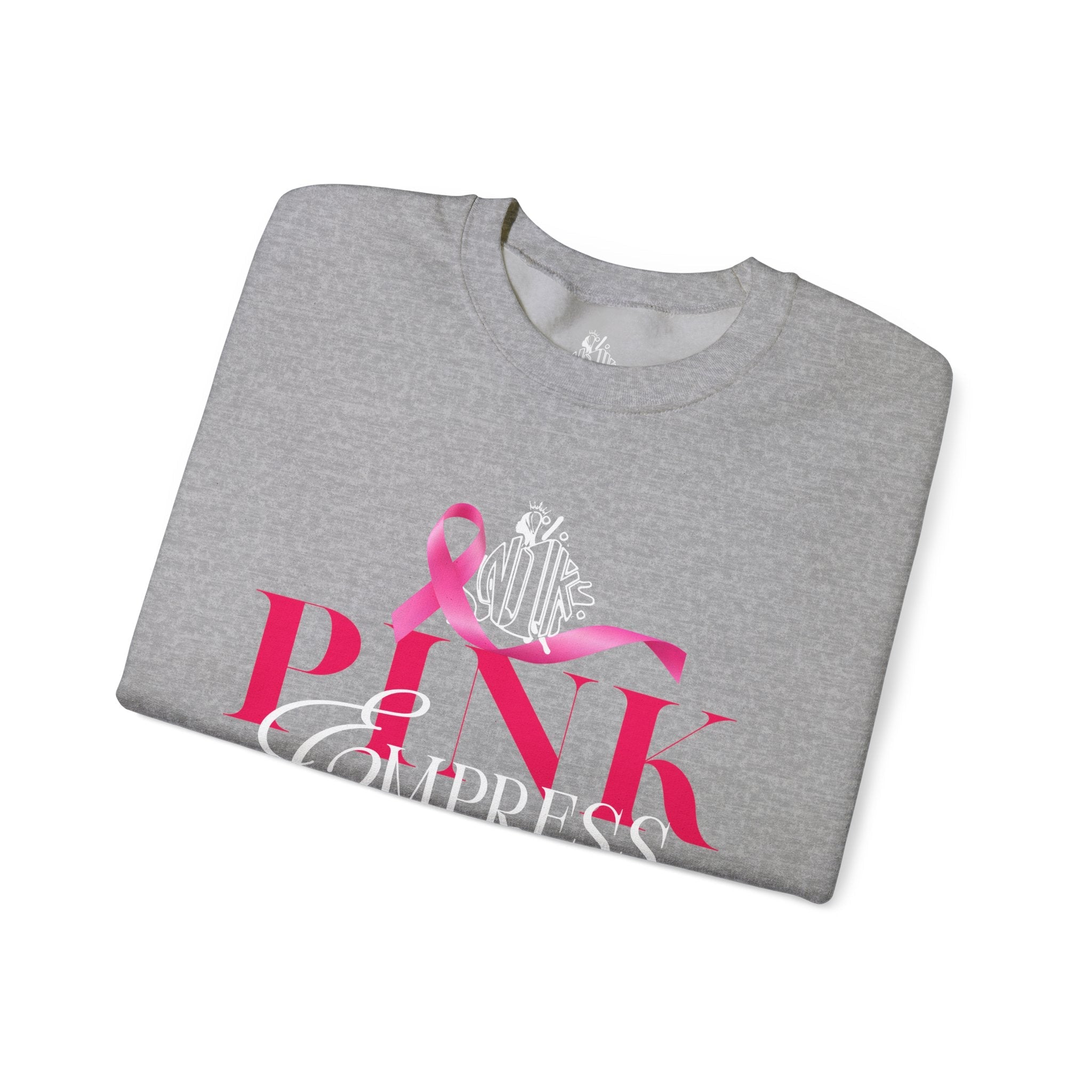 N1K Breast Cancer Awareness Crewneck Sweatshirt - Pink Ribbon "PINK" Design