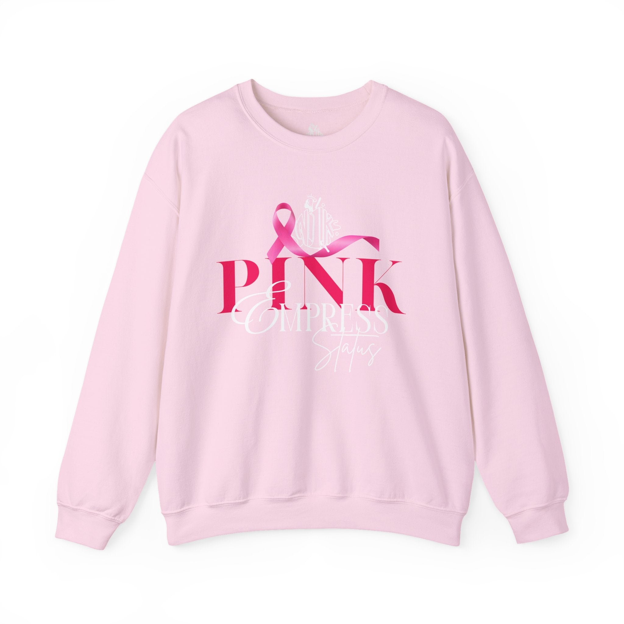N1K Breast Cancer Awareness Crewneck Sweatshirt - Pink Ribbon "PINK" Design