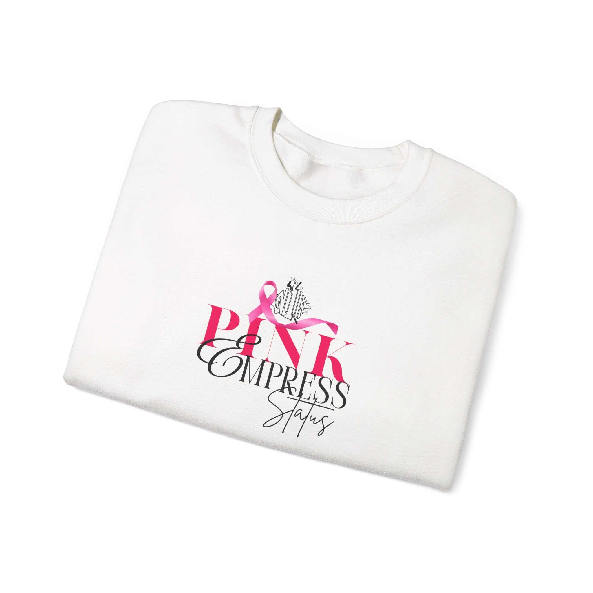 N1K Breast Cancer Awareness Crewneck Sweatshirt - Pink Ribbon "PINK" Design