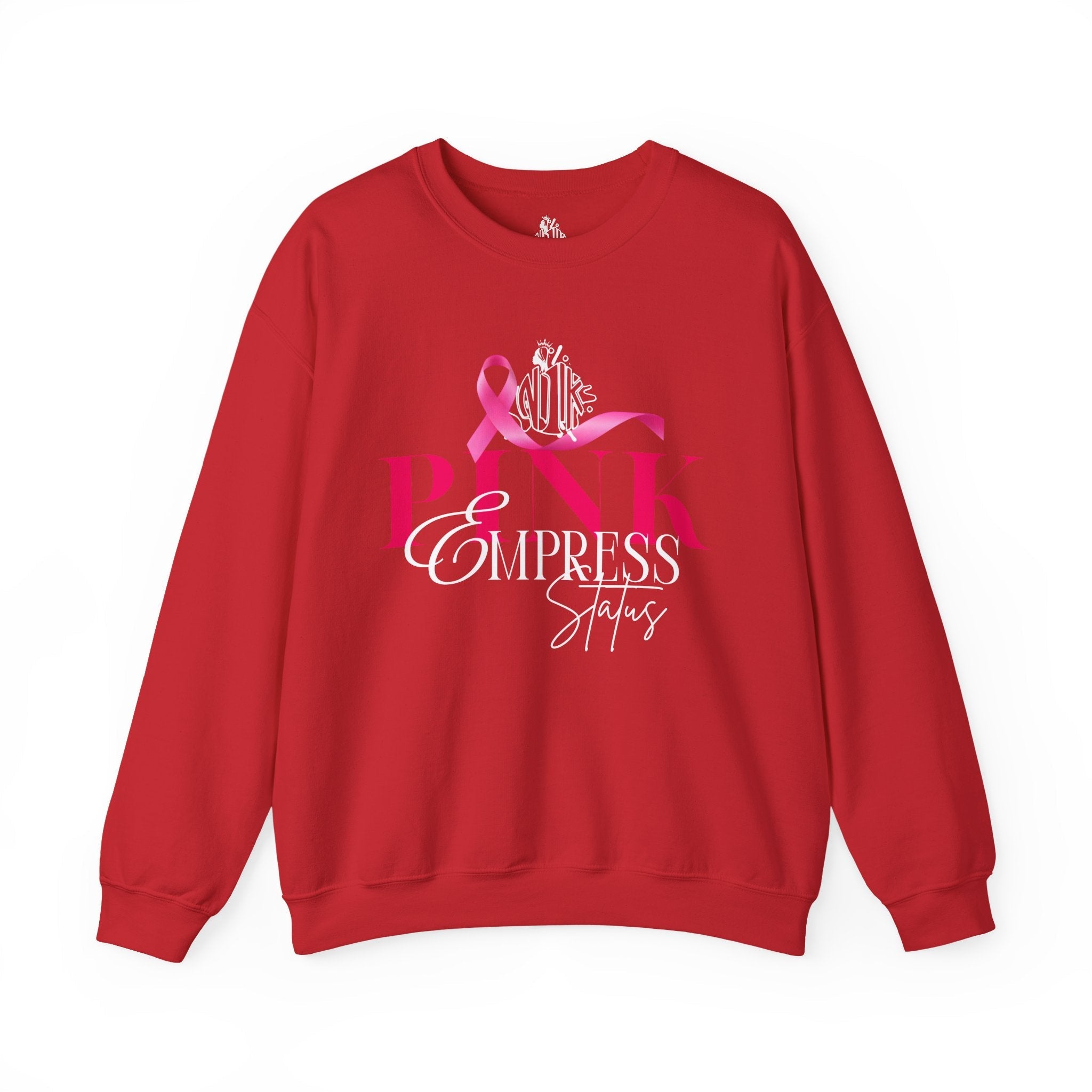 N1K Breast Cancer Awareness Crewneck Sweatshirt - Pink Ribbon "PINK" Design