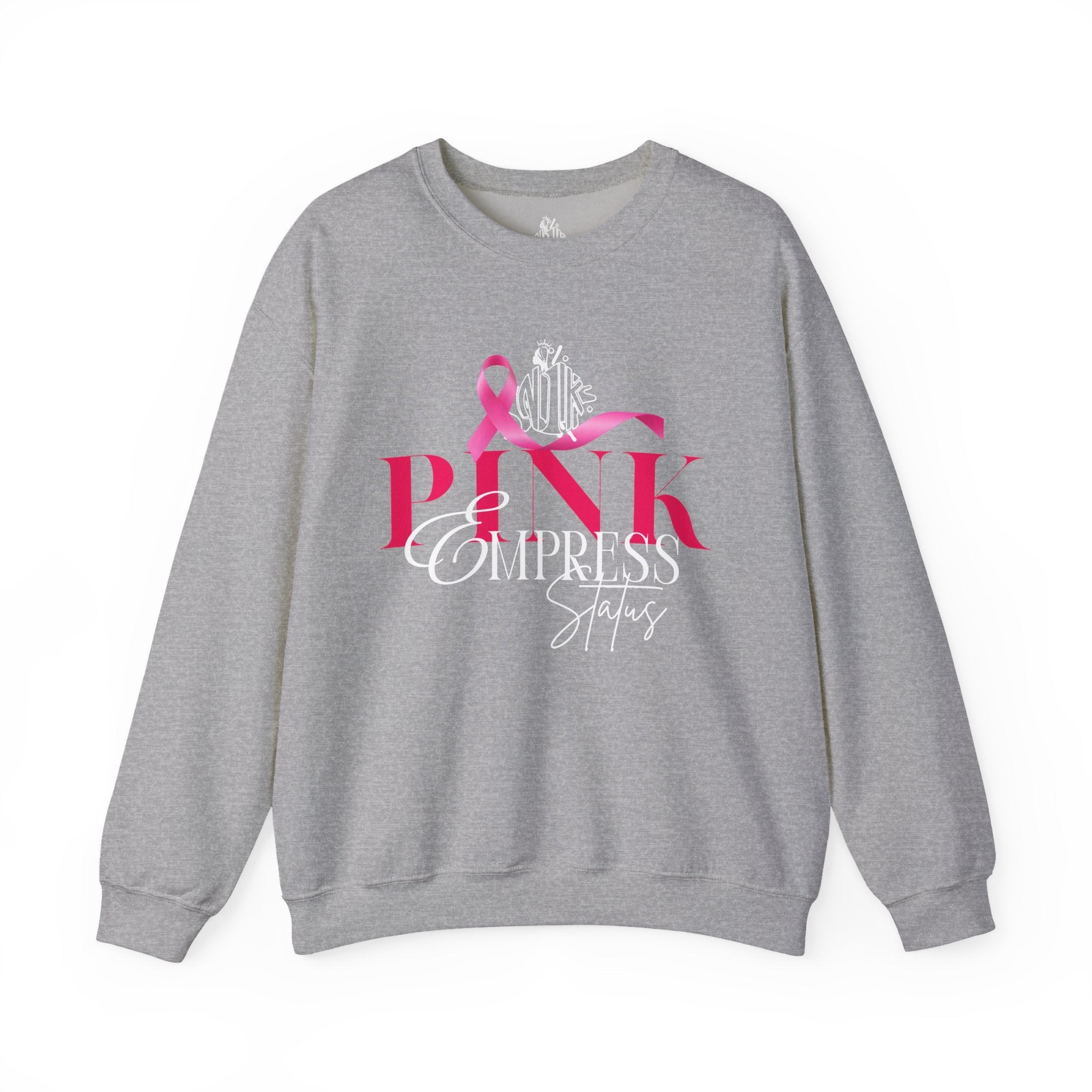 N1K Breast Cancer Awareness Crewneck Sweatshirt - Pink Ribbon "PINK" Design