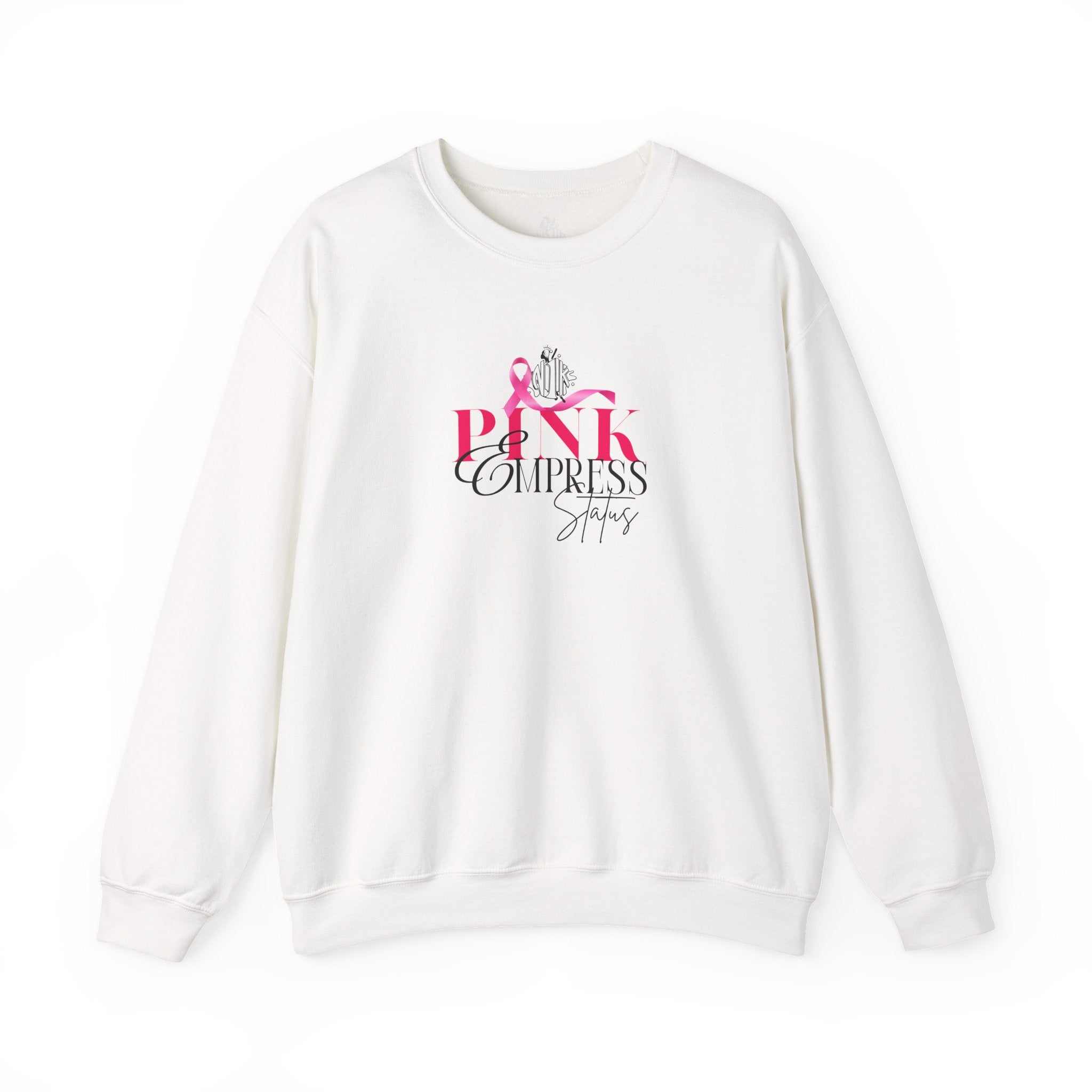 N1K Breast Cancer Awareness Crewneck Sweatshirt - Pink Ribbon "PINK" Design