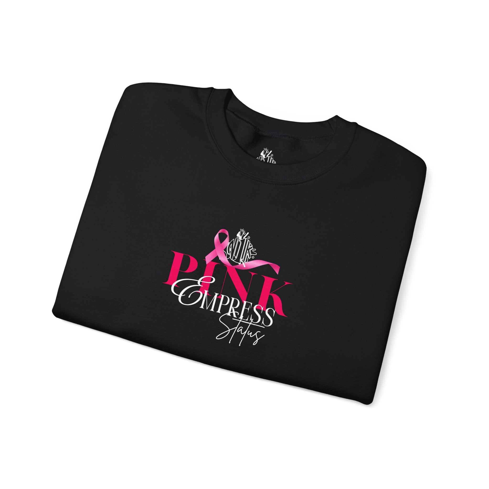 N1K Breast Cancer Awareness Crewneck Sweatshirt - Pink Ribbon "PINK" Design