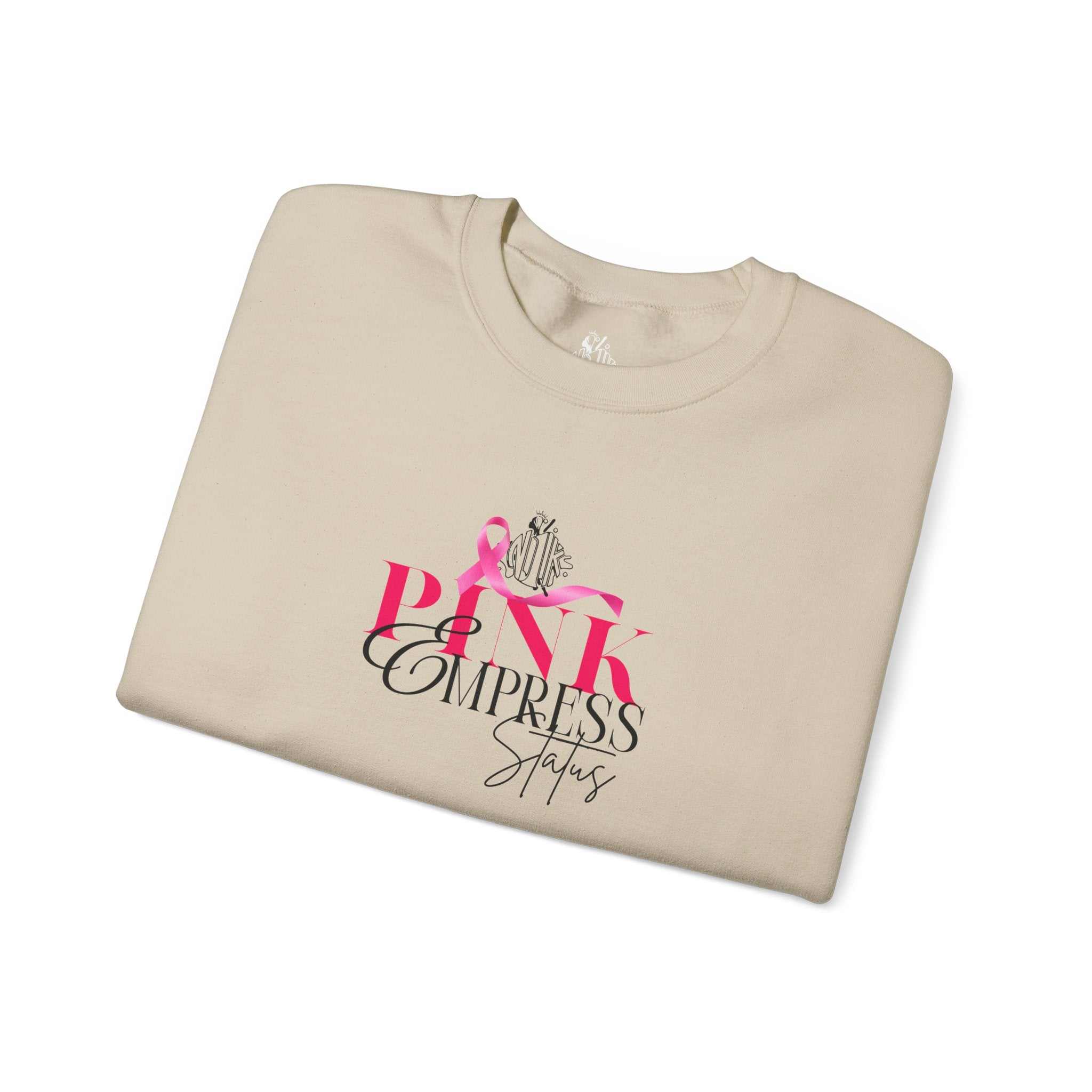 N1K Breast Cancer Awareness Crewneck Sweatshirt - Pink Ribbon "PINK" Design