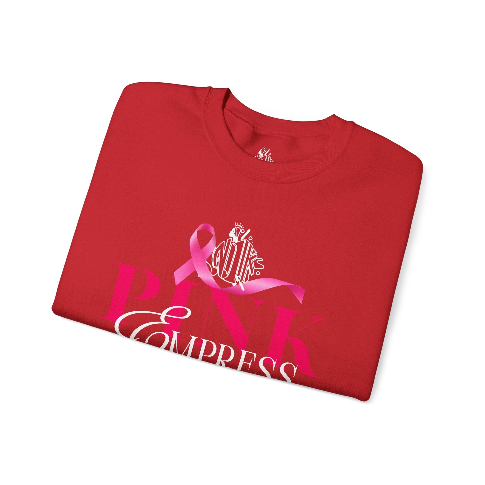 N1K Breast Cancer Awareness Crewneck Sweatshirt - Pink Ribbon "PINK" Design