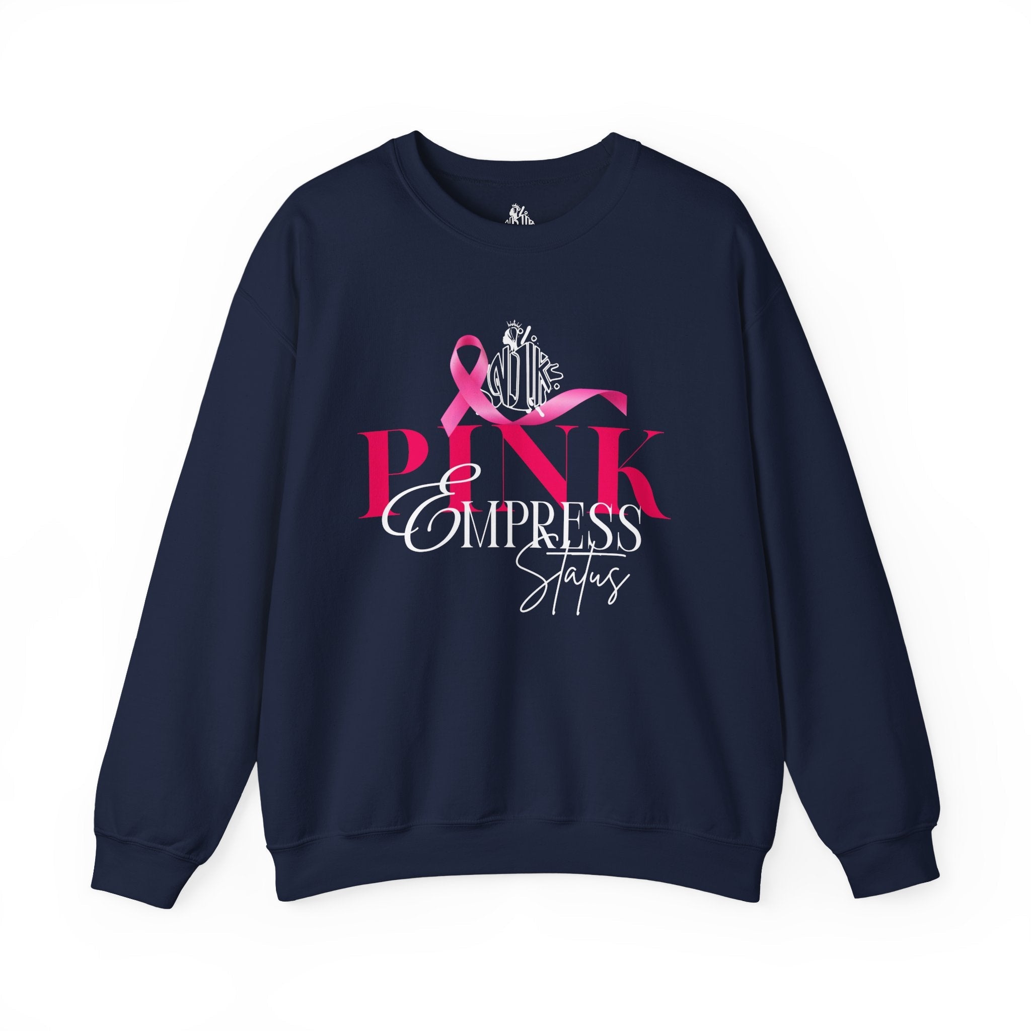 N1K Breast Cancer Awareness Crewneck Sweatshirt - Pink Ribbon "PINK" Design