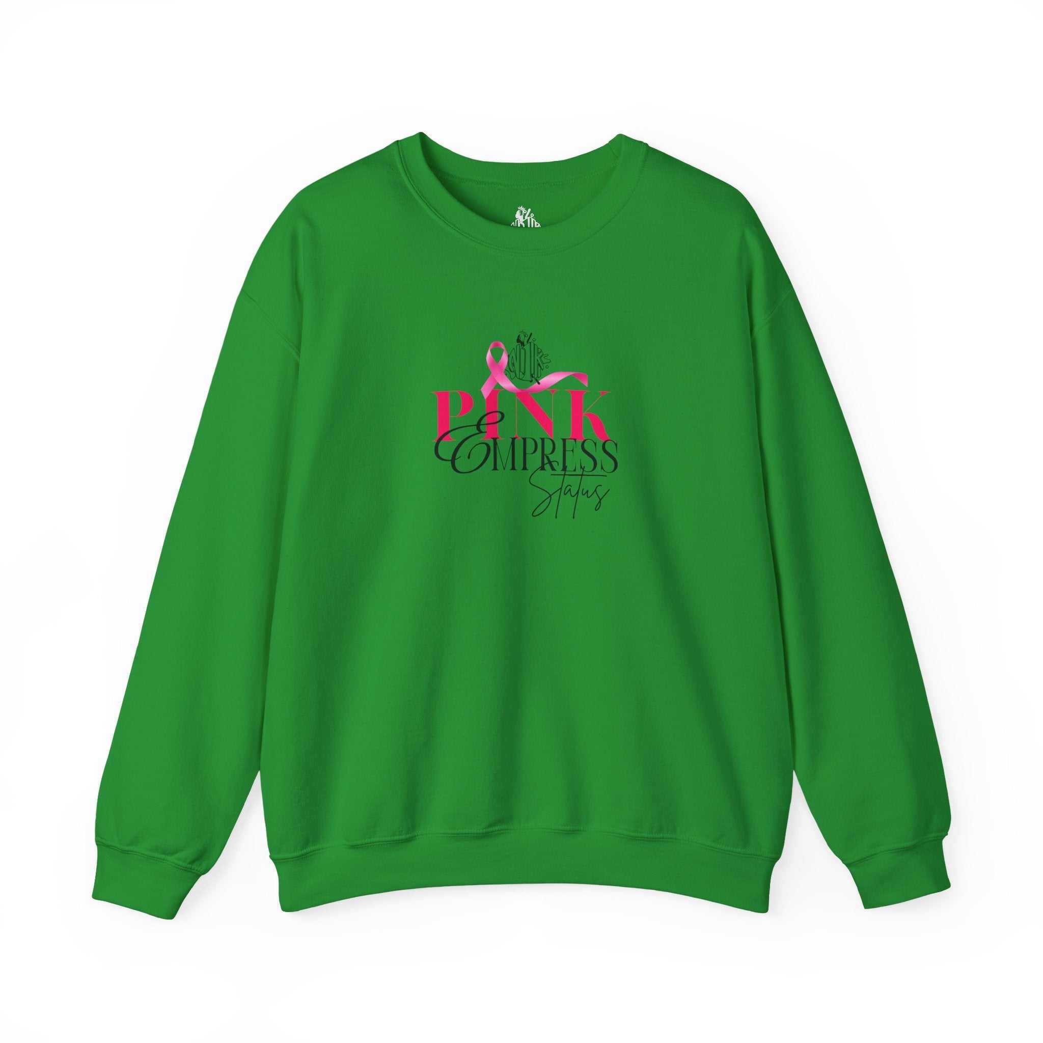 N1K Breast Cancer Awareness Crewneck Sweatshirt - Pink Ribbon "PINK" Design