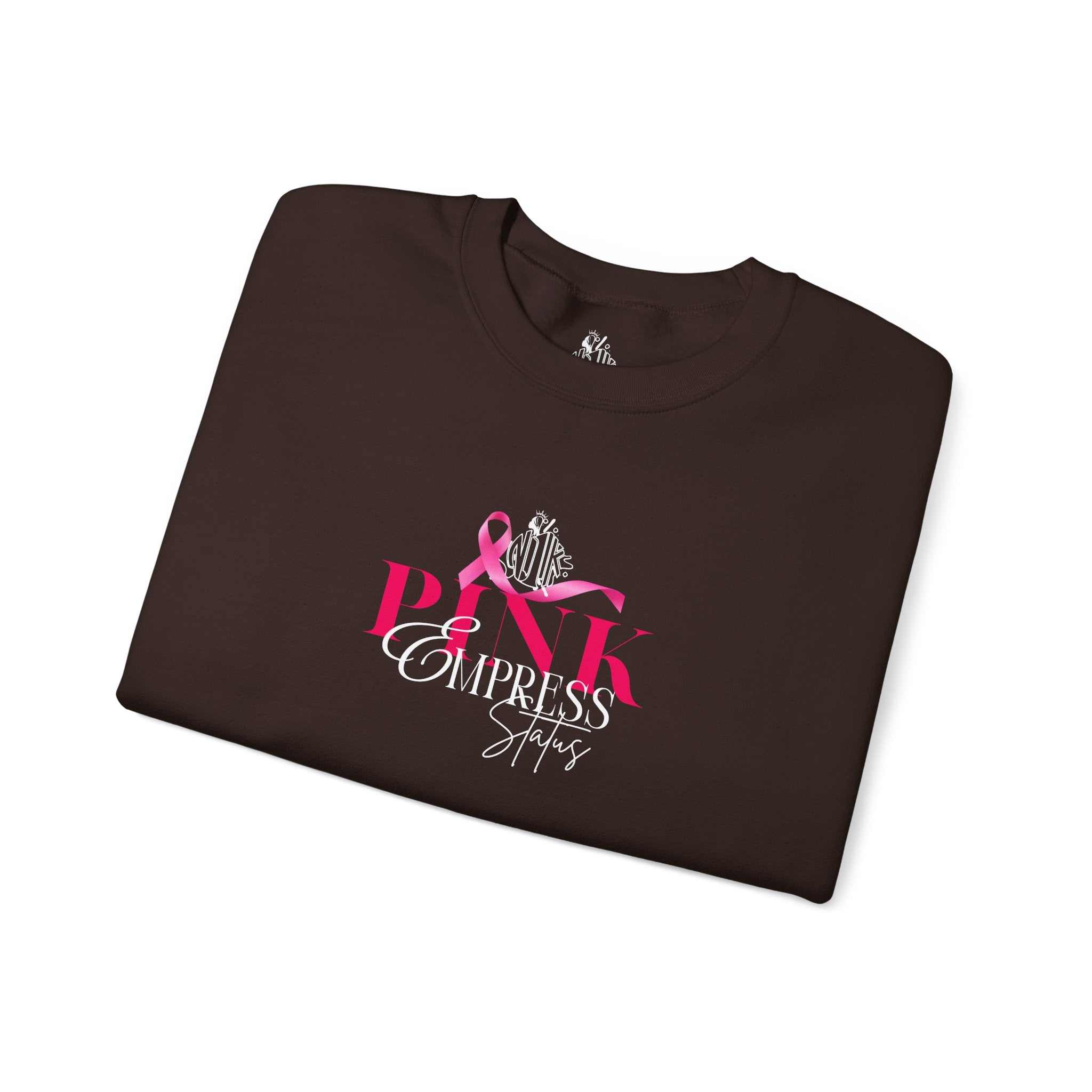 N1K Breast Cancer Awareness Crewneck Sweatshirt - Pink Ribbon "PINK" Design
