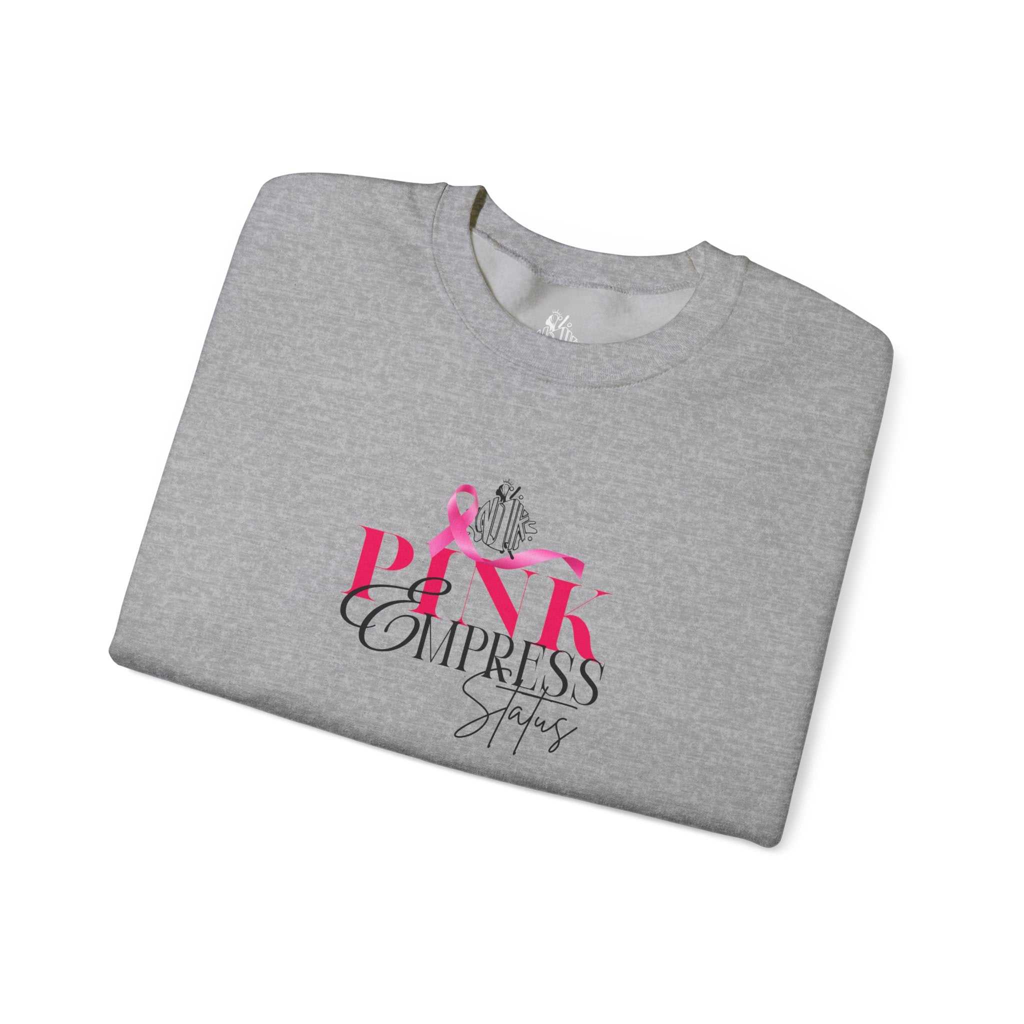 N1K Breast Cancer Awareness Crewneck Sweatshirt - Pink Ribbon "PINK" Design