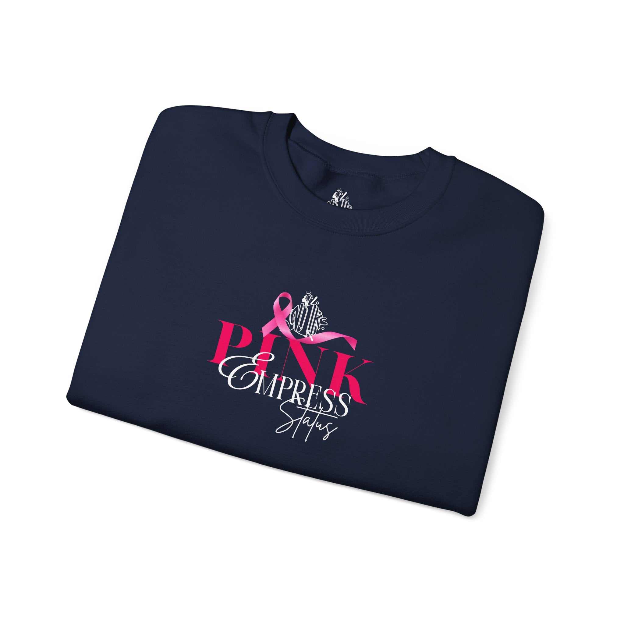N1K Breast Cancer Awareness Crewneck Sweatshirt - Pink Ribbon "PINK" Design