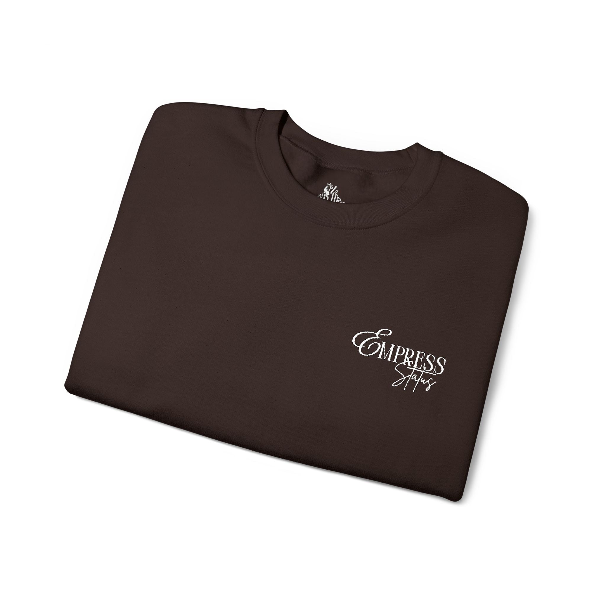 N1K Empress Status EMBROIDERED, Crewneck Sweatshirt - Minimal Casual Pullover