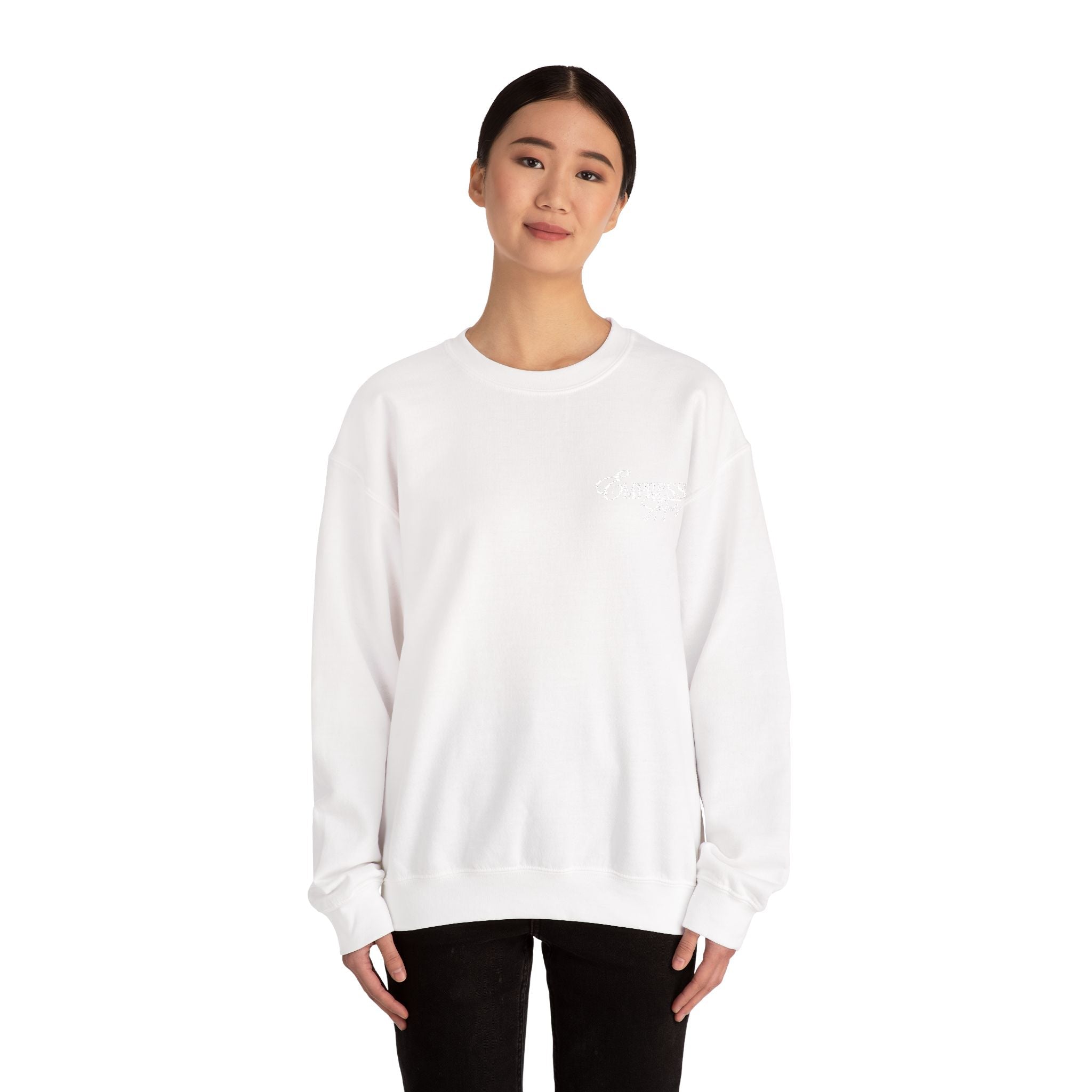 N1K Empress Status EMBROIDERED, Crewneck Sweatshirt - Minimal Casual Pullover