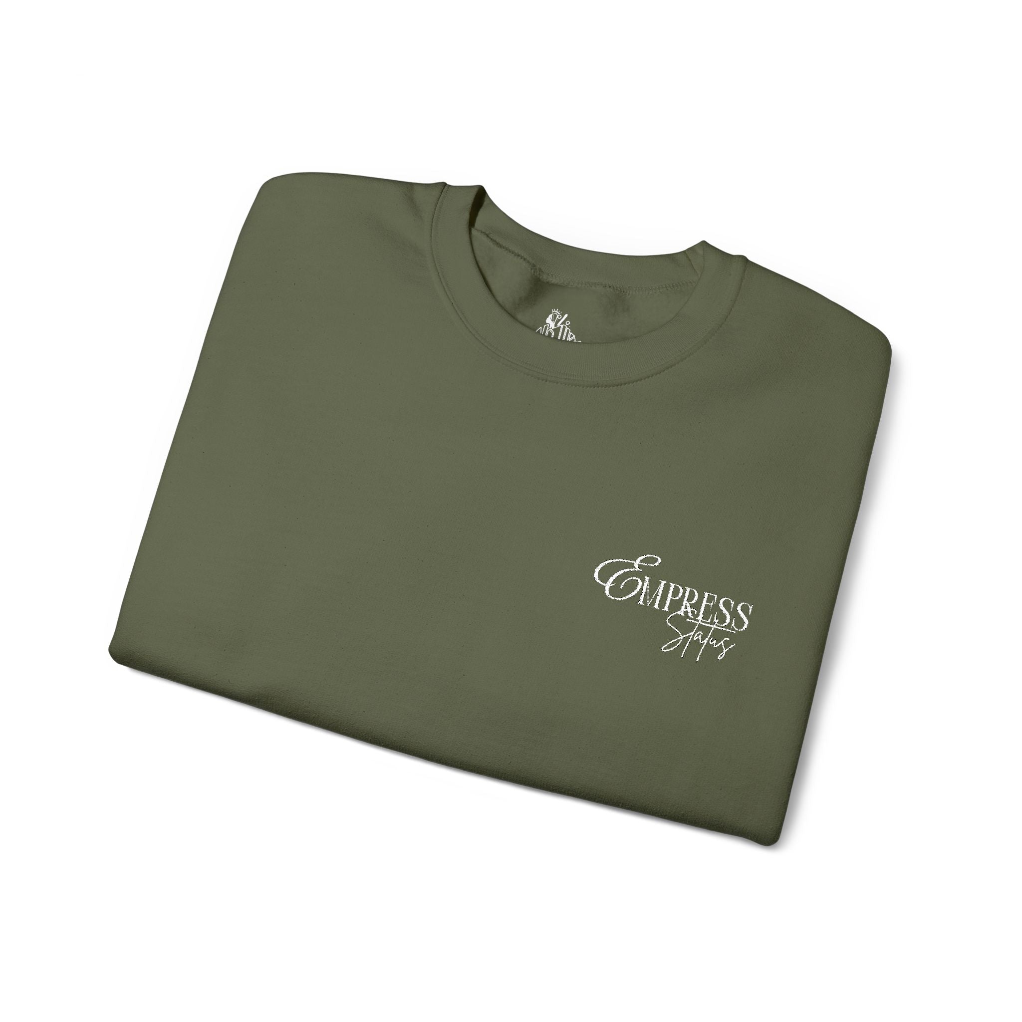 N1K Empress Status EMBROIDERED, Crewneck Sweatshirt - Minimal Casual Pullover