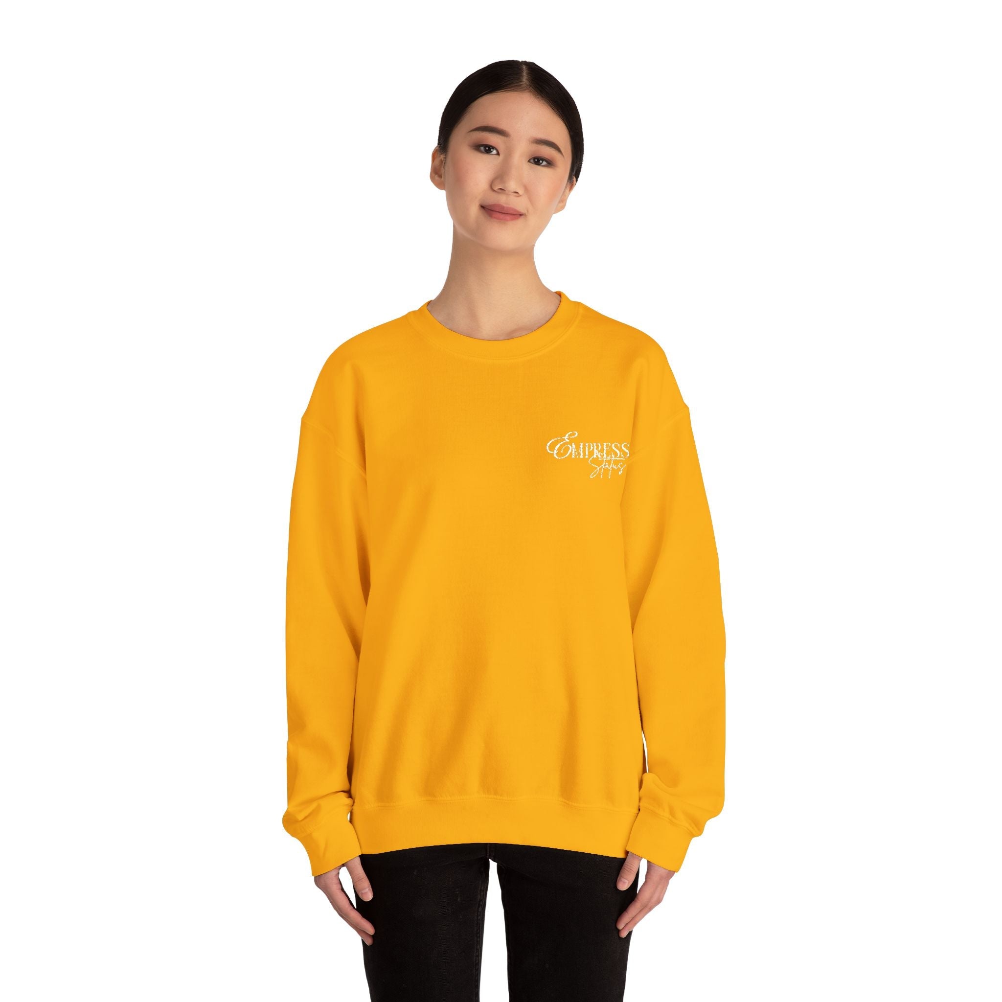 N1K Empress Status EMBROIDERED, Crewneck Sweatshirt - Minimal Casual Pullover