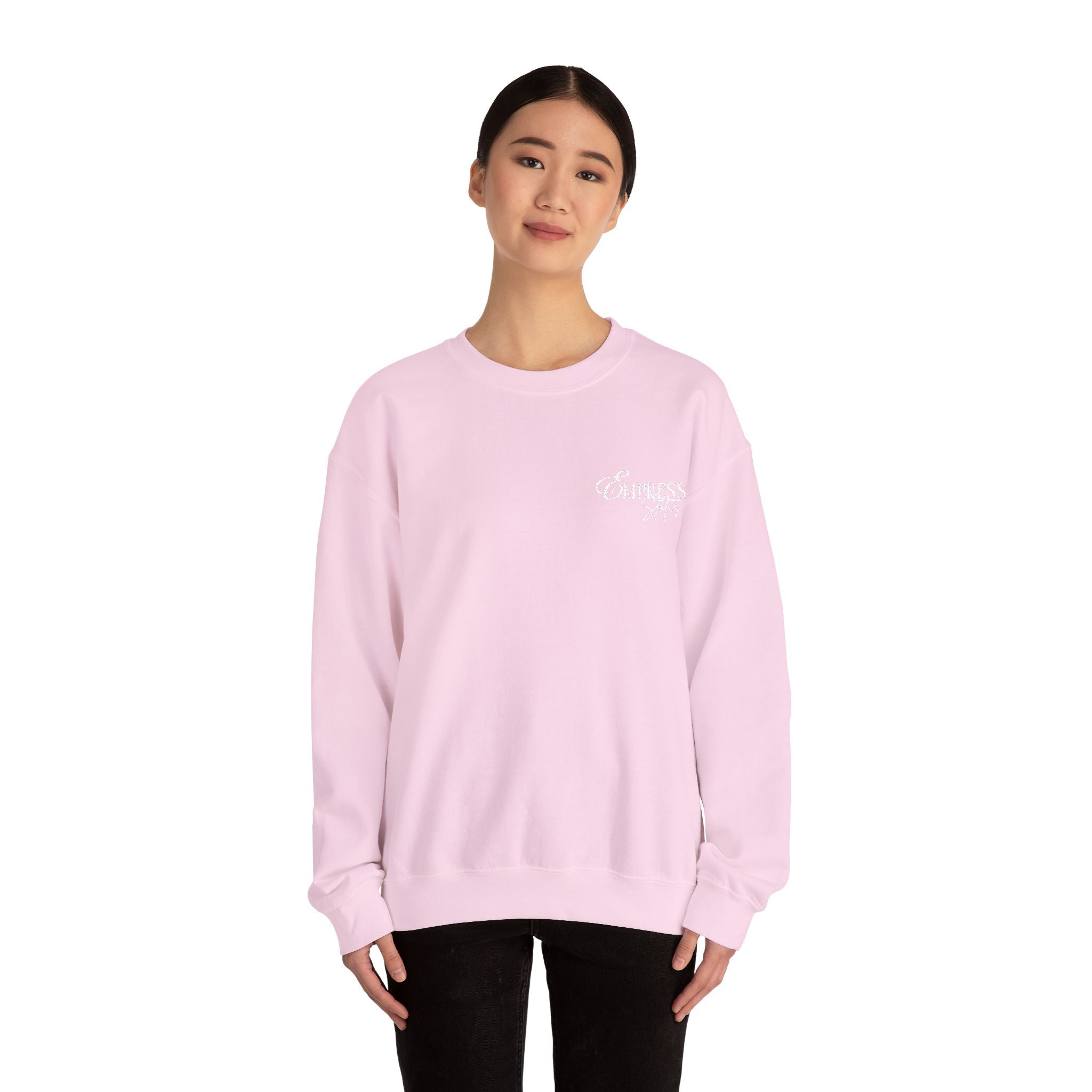 N1K Empress Status EMBROIDERED, Crewneck Sweatshirt - Minimal Casual Pullover