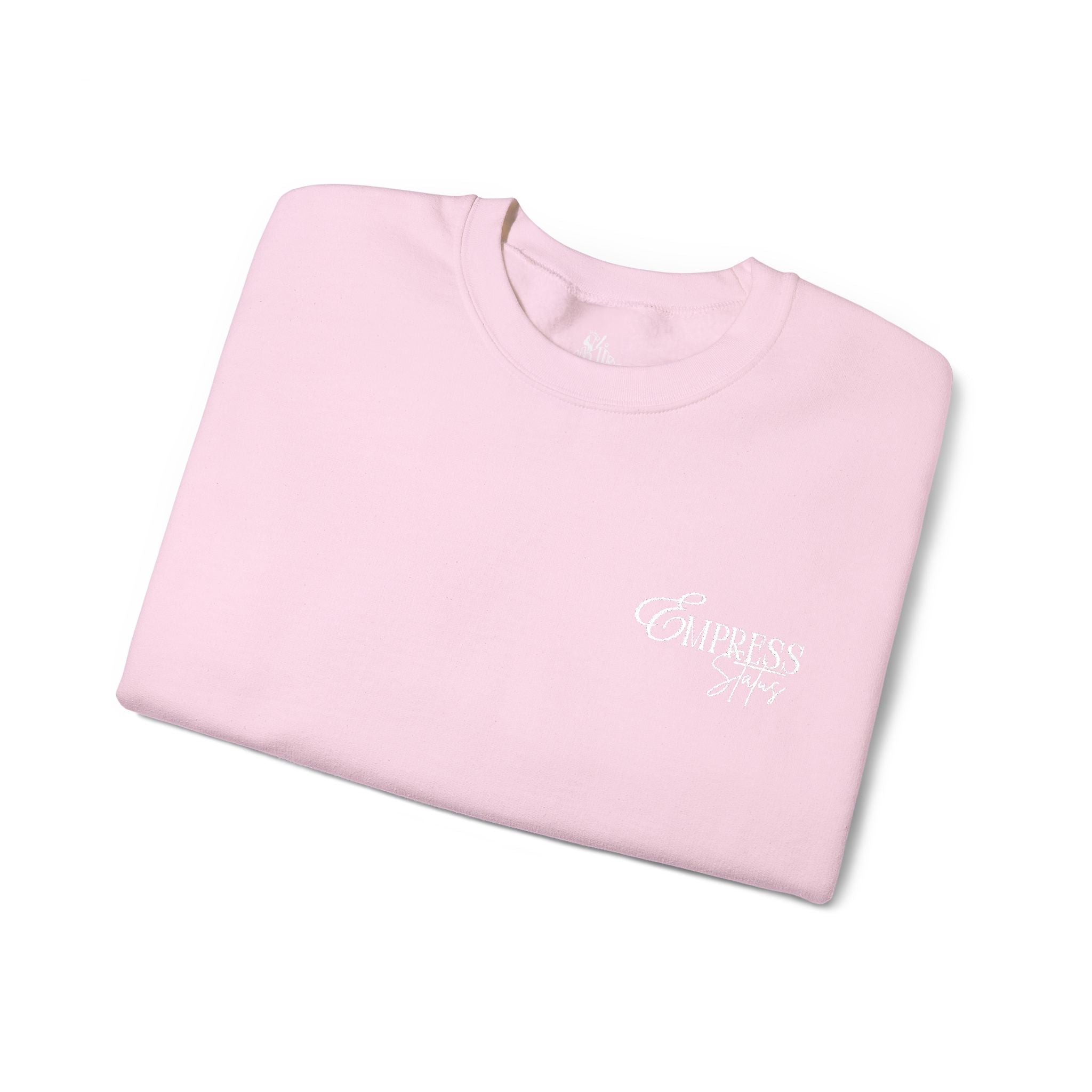 N1K Empress Status EMBROIDERED, Crewneck Sweatshirt - Minimal Casual Pullover
