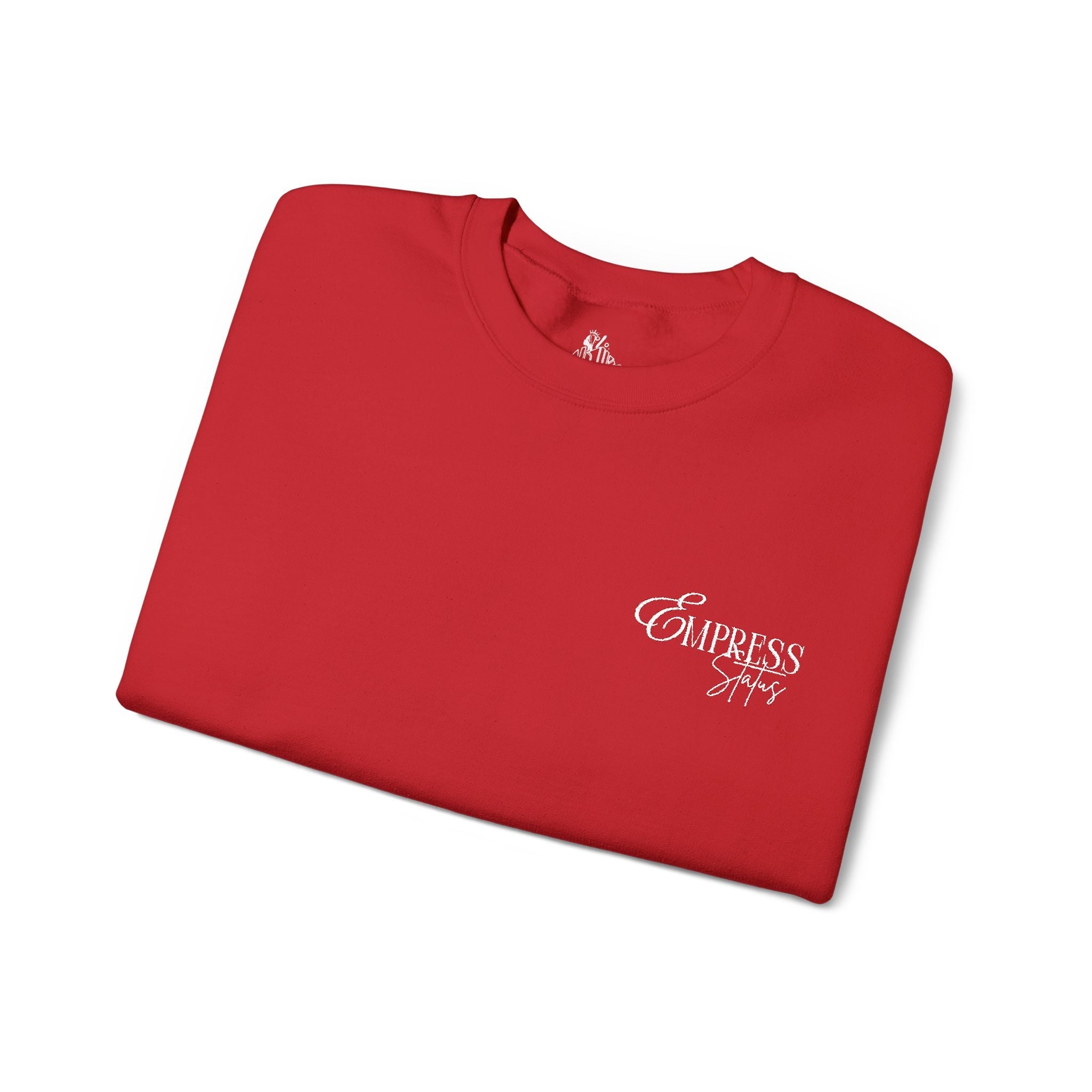 N1K Empress Status EMBROIDERED, Crewneck Sweatshirt - Minimal Casual Pullover