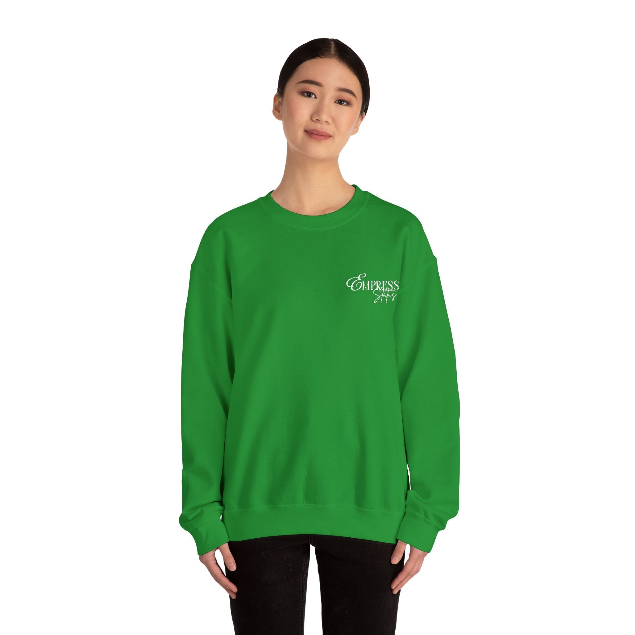N1K Empress Status EMBROIDERED, Crewneck Sweatshirt - Minimal Casual Pullover